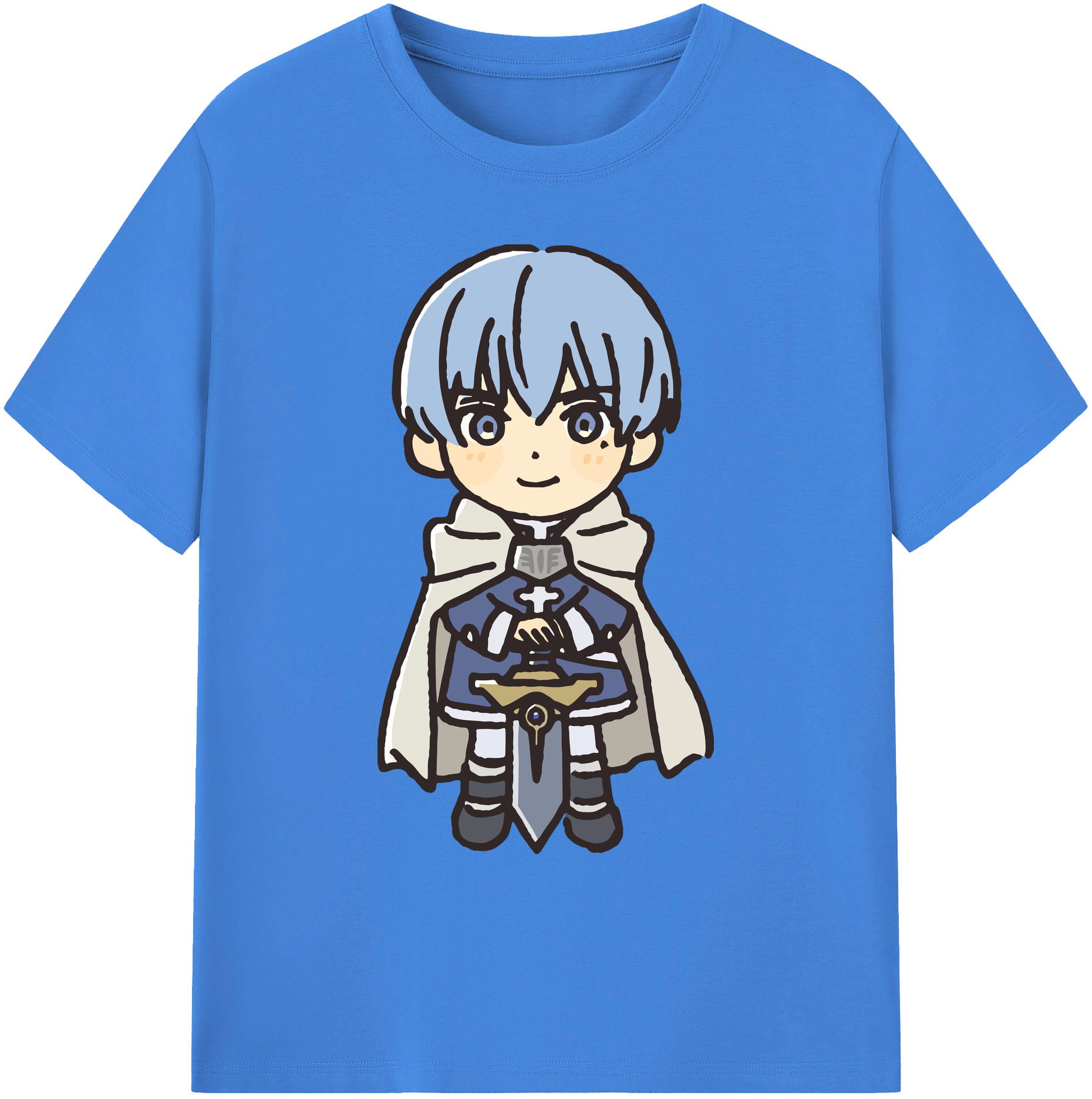（画像用） 葬送のフリーレン Frieren 綿100％ メンズ半袖Tシャツ｜肌触りやわらか＆通気性