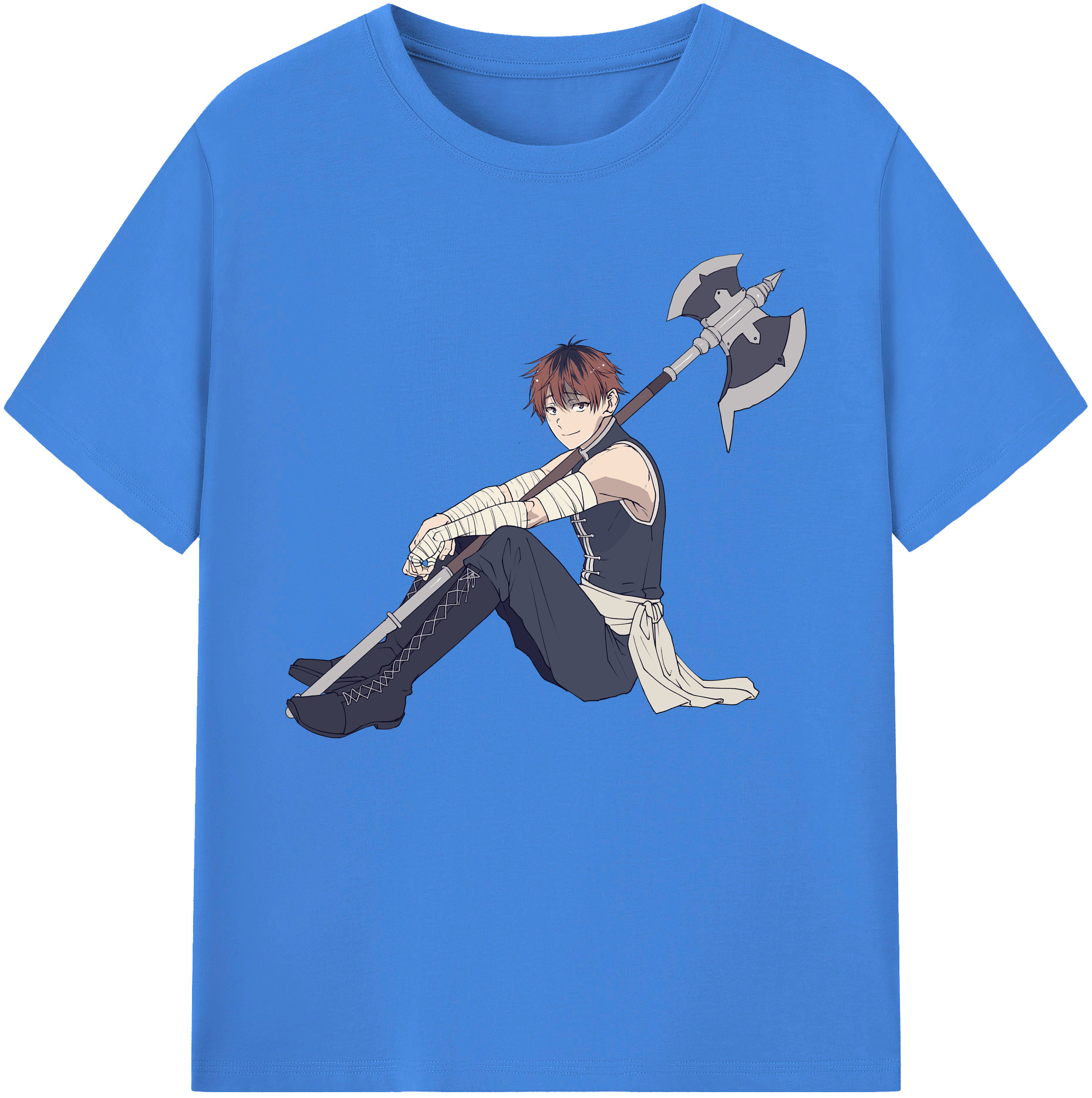 （画像用） 葬送のフリーレン Frieren 綿100％ メンズ半袖Tシャツ｜肌触りやわらか＆通気性