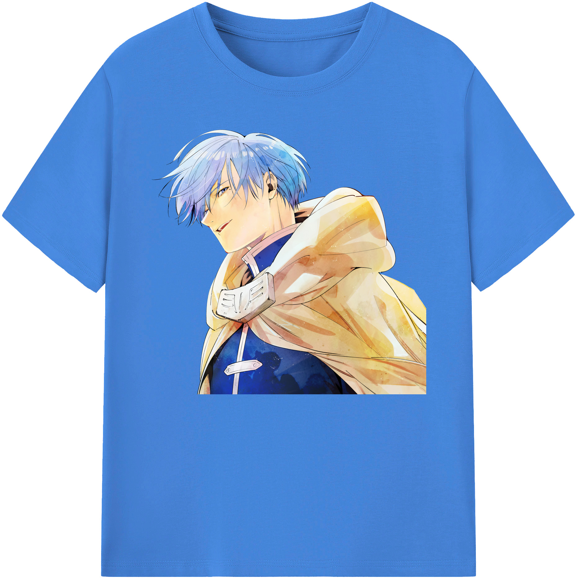 （画像用） 葬送のフリーレン Frieren 綿100％ メンズ半袖Tシャツ｜肌触りやわらか＆通気性