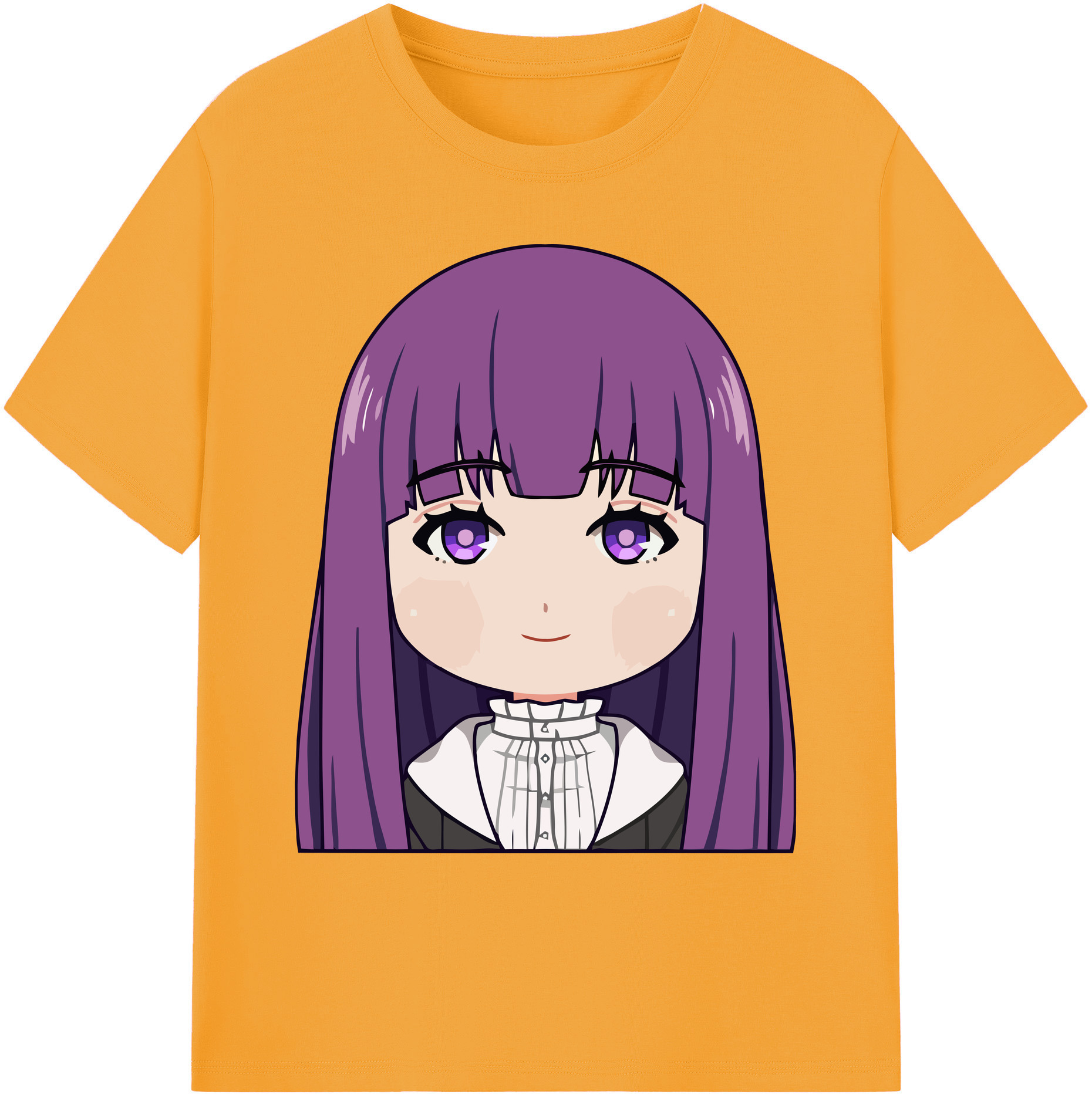（画像用） 葬送のフリーレン Frieren 綿100％ メンズ半袖Tシャツ｜肌触りやわらか＆通気性