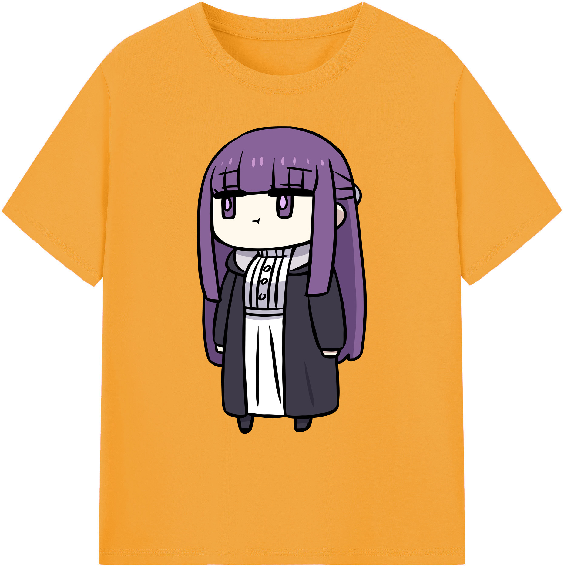（画像用） 葬送のフリーレン Frieren 綿100％ メンズ半袖Tシャツ｜肌触りやわらか＆通気性