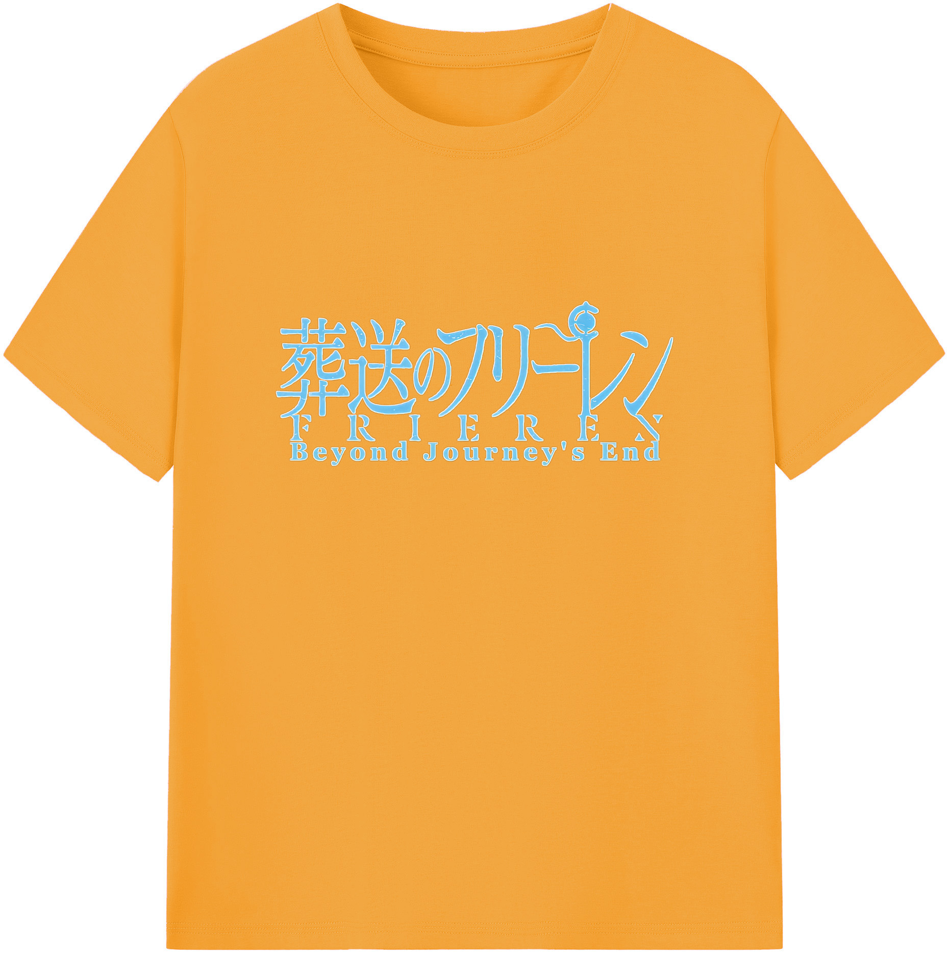 （画像用） 葬送のフリーレン Frieren 綿100％ メンズ半袖Tシャツ｜肌触りやわらか＆通気性