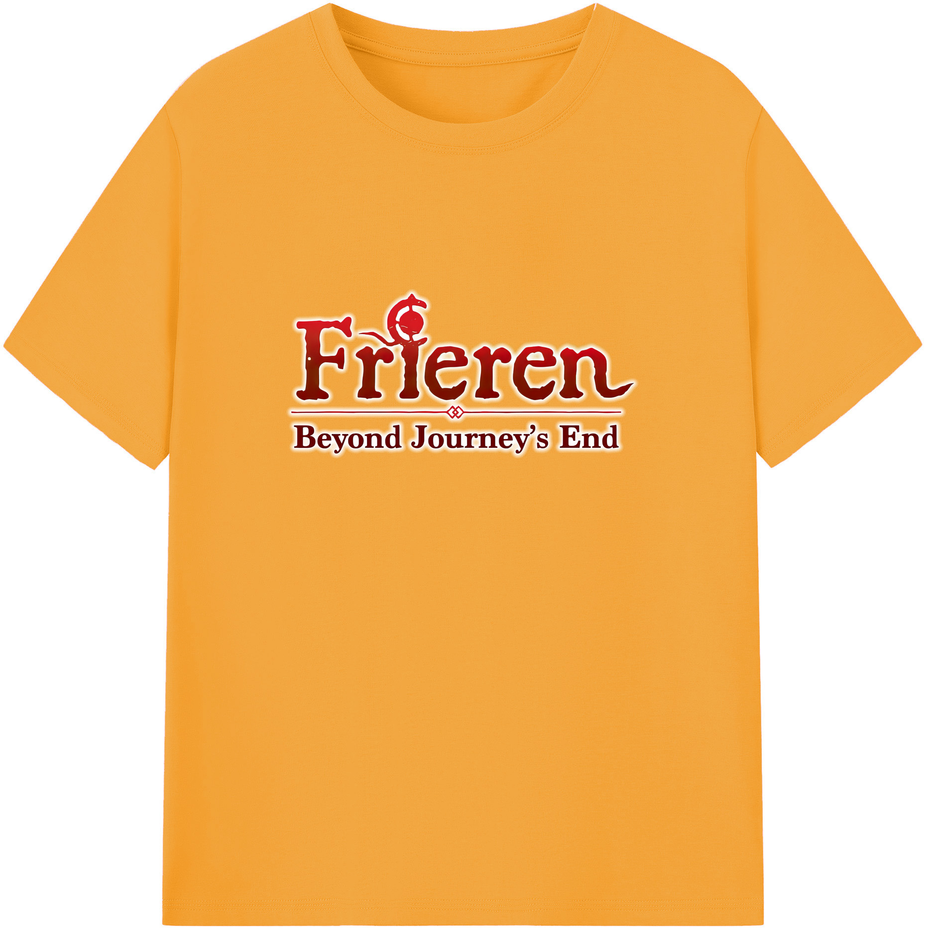 （画像用） 葬送のフリーレン Frieren 綿100％ メンズ半袖Tシャツ｜肌触りやわらか＆通気性