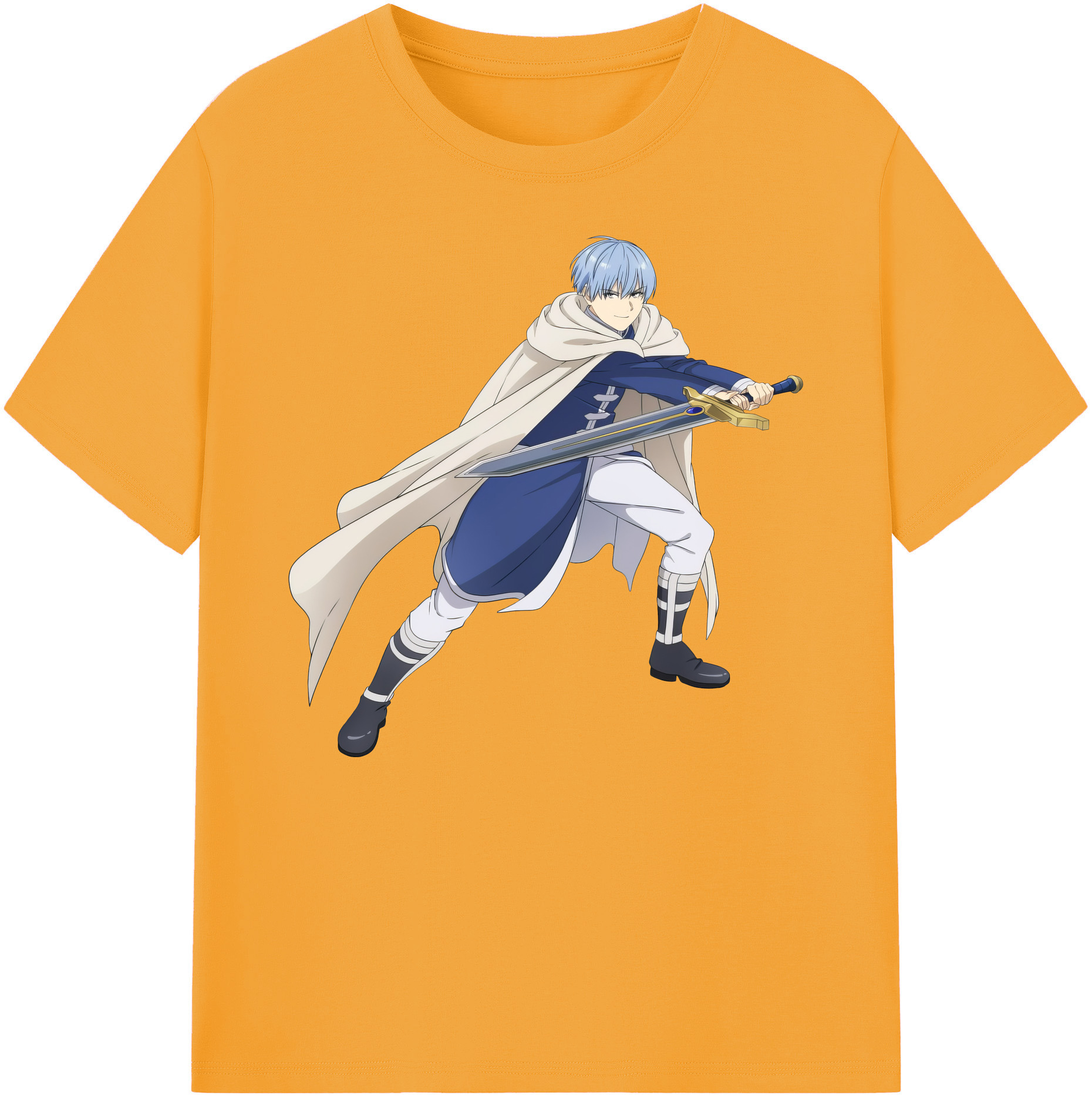 （画像用） 葬送のフリーレン Frieren 綿100％ メンズ半袖Tシャツ｜肌触りやわらか＆通気性