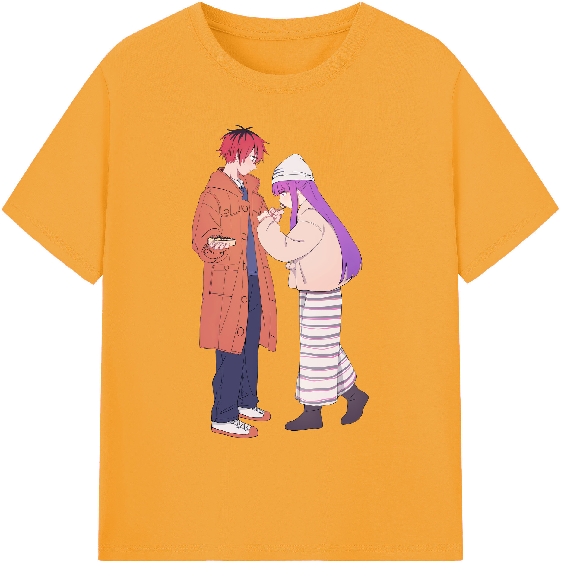 （画像用） 葬送のフリーレン Frieren 綿100％ メンズ半袖Tシャツ｜肌触りやわらか＆通気性