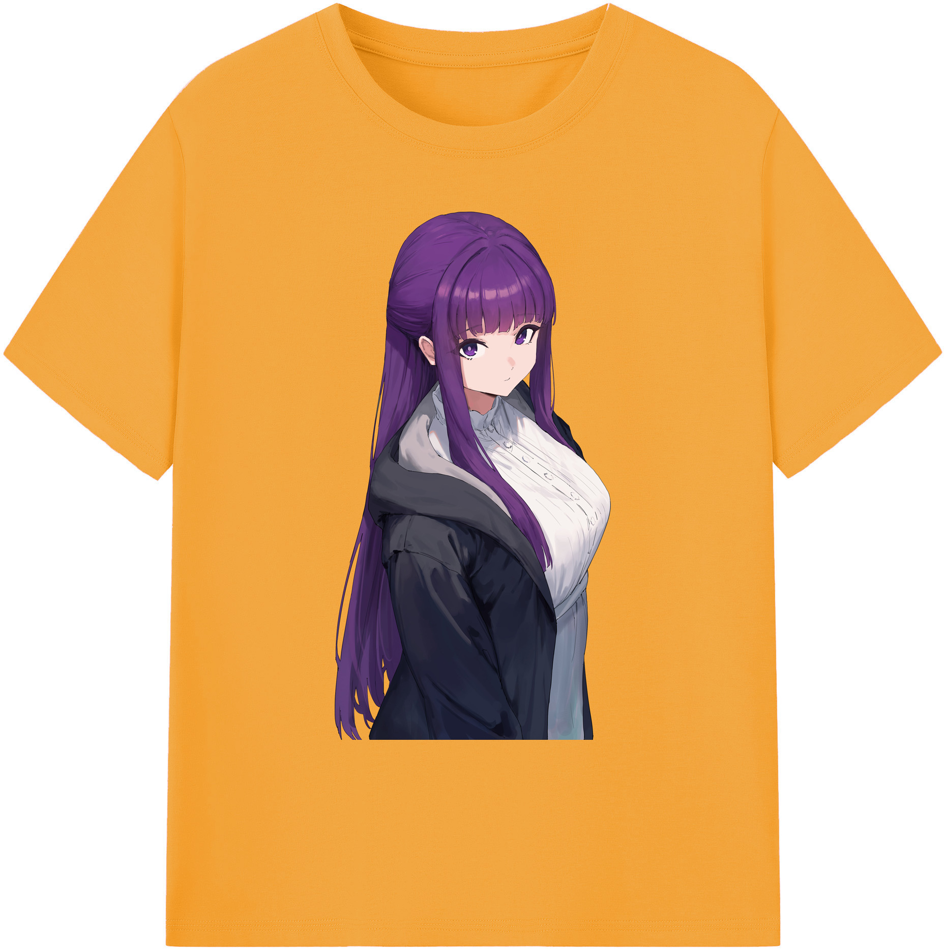 （画像用） 葬送のフリーレン Frieren 綿100％ メンズ半袖Tシャツ｜肌触りやわらか＆通気性