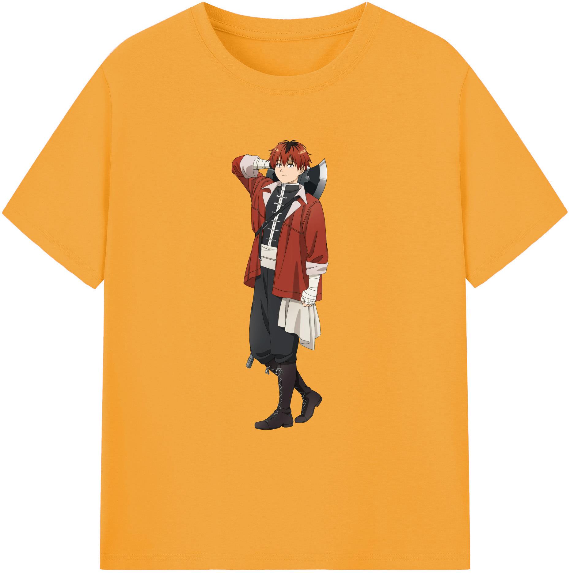 （画像用） 葬送のフリーレン Frieren 綿100％ メンズ半袖Tシャツ｜肌触りやわらか＆通気性