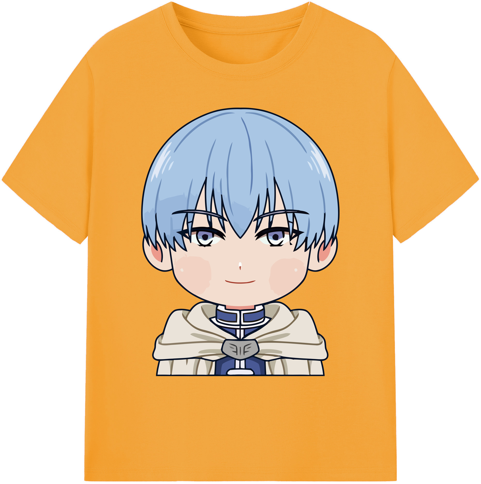 （画像用） 葬送のフリーレン Frieren 綿100％ メンズ半袖Tシャツ｜肌触りやわらか＆通気性
