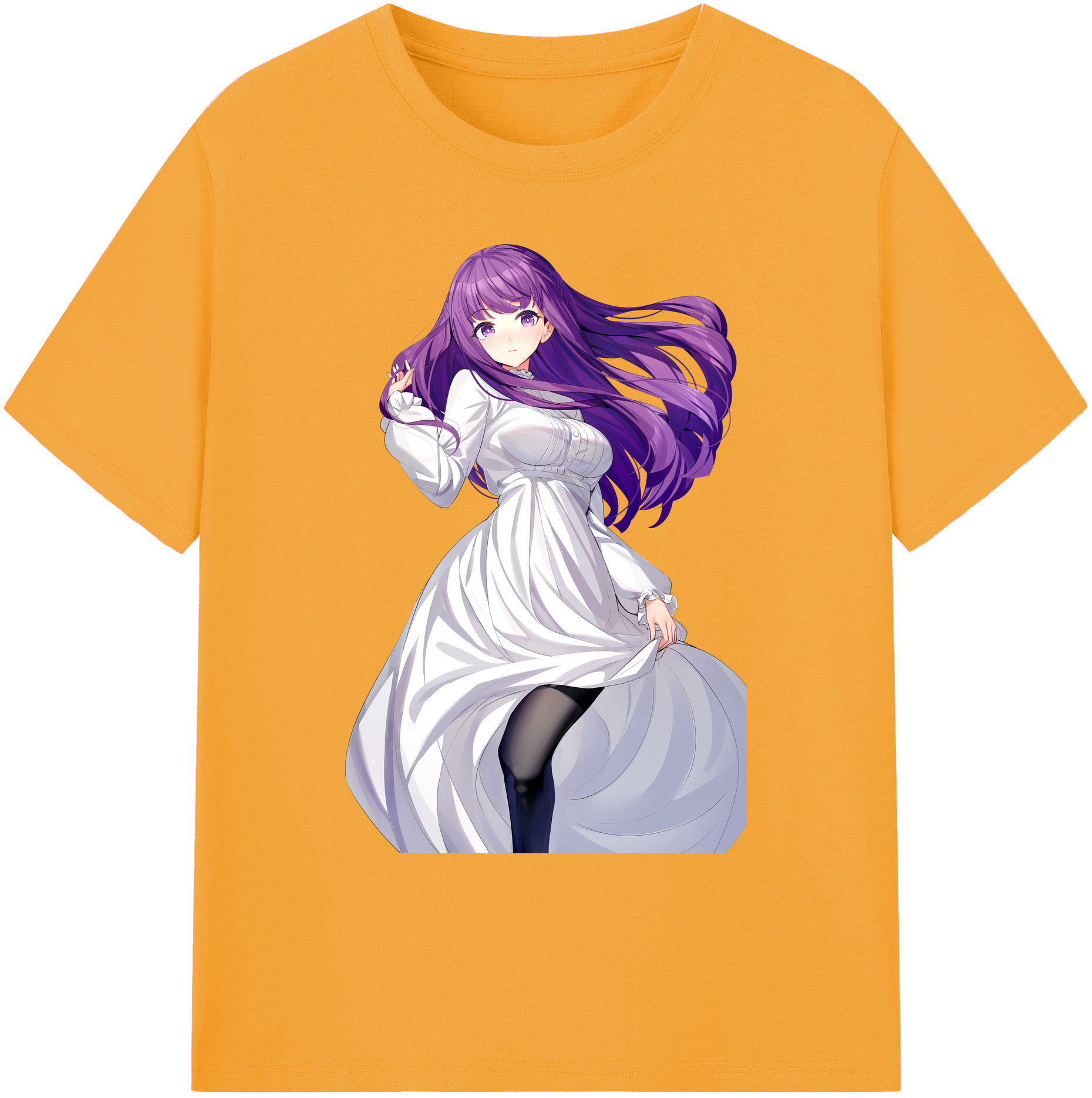 （画像用） 葬送のフリーレン Frieren 綿100％ メンズ半袖Tシャツ｜肌触りやわらか＆通気性