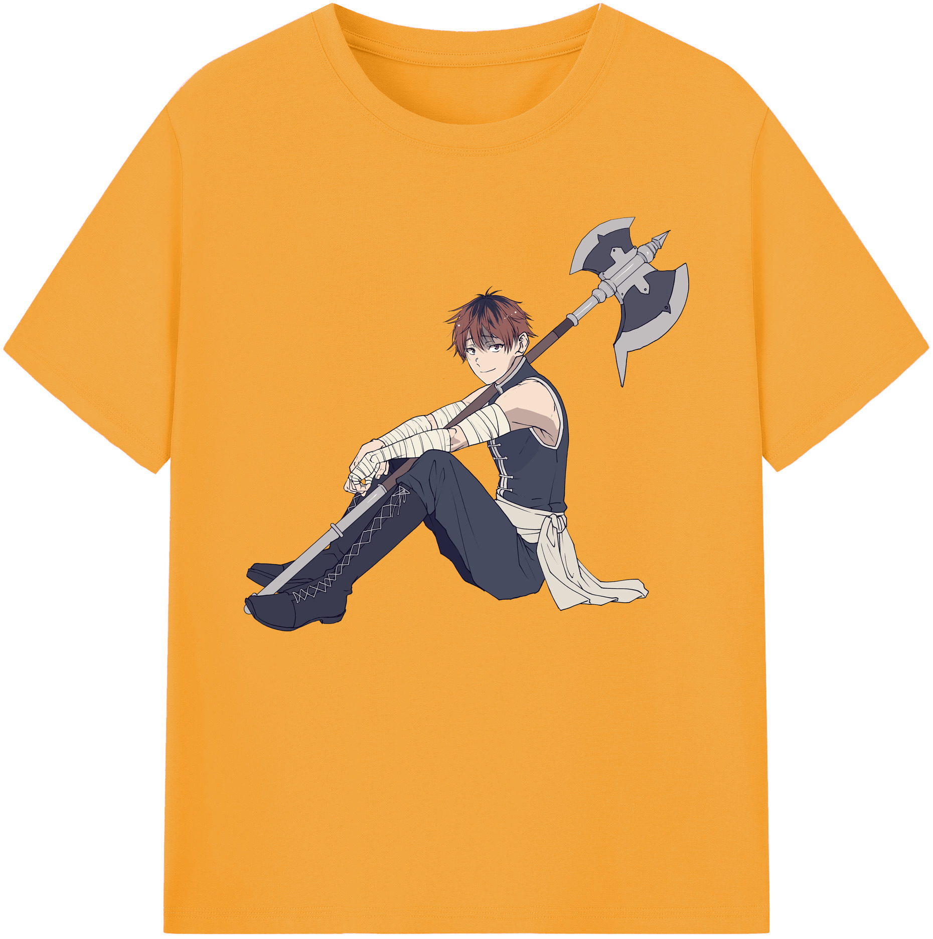 （画像用） 葬送のフリーレン Frieren 綿100％ メンズ半袖Tシャツ｜肌触りやわらか＆通気性