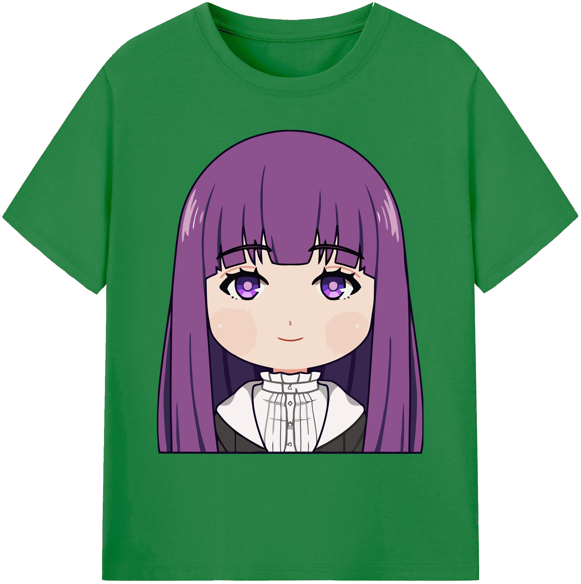 （画像用） 葬送のフリーレン Frieren 綿100％ メンズ半袖Tシャツ｜肌触りやわらか＆通気性
