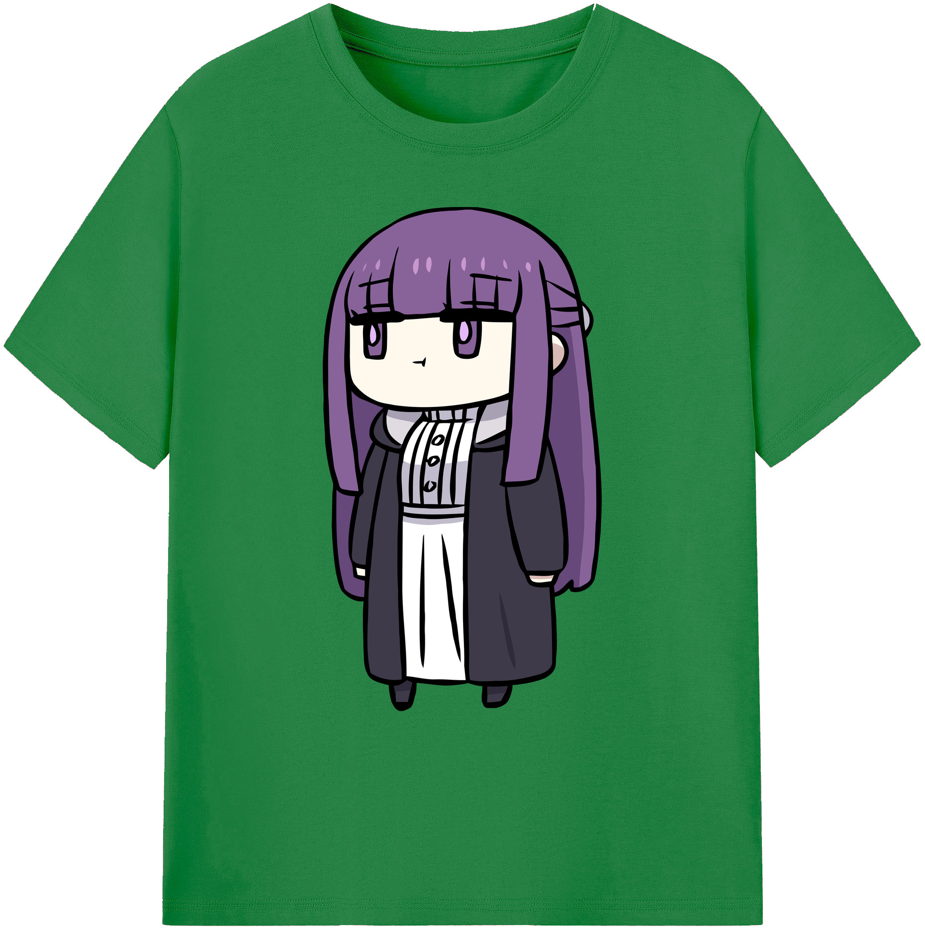 （画像用） 葬送のフリーレン Frieren 綿100％ メンズ半袖Tシャツ｜肌触りやわらか＆通気性