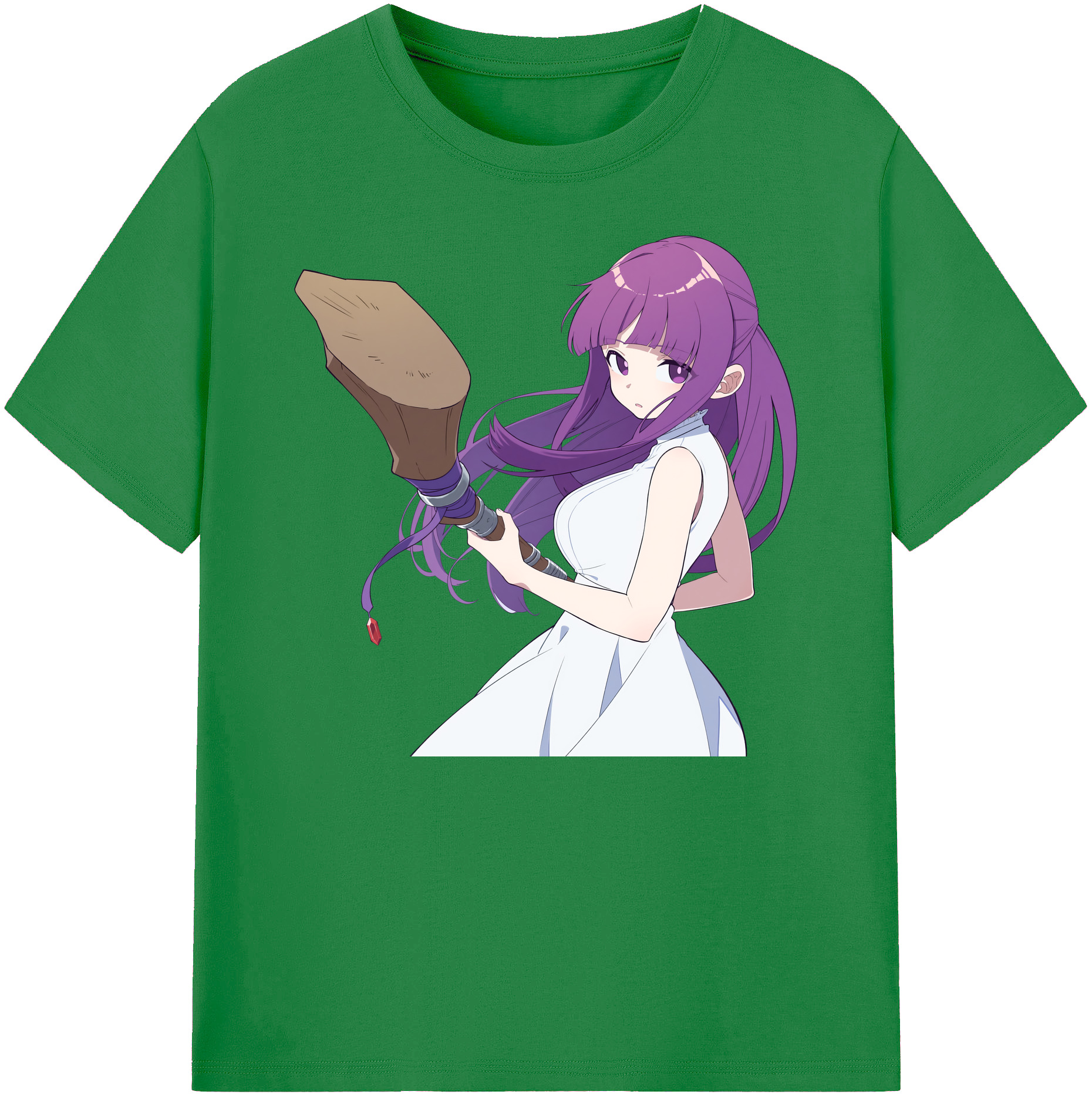 （画像用） 葬送のフリーレン Frieren 綿100％ メンズ半袖Tシャツ｜肌触りやわらか＆通気性