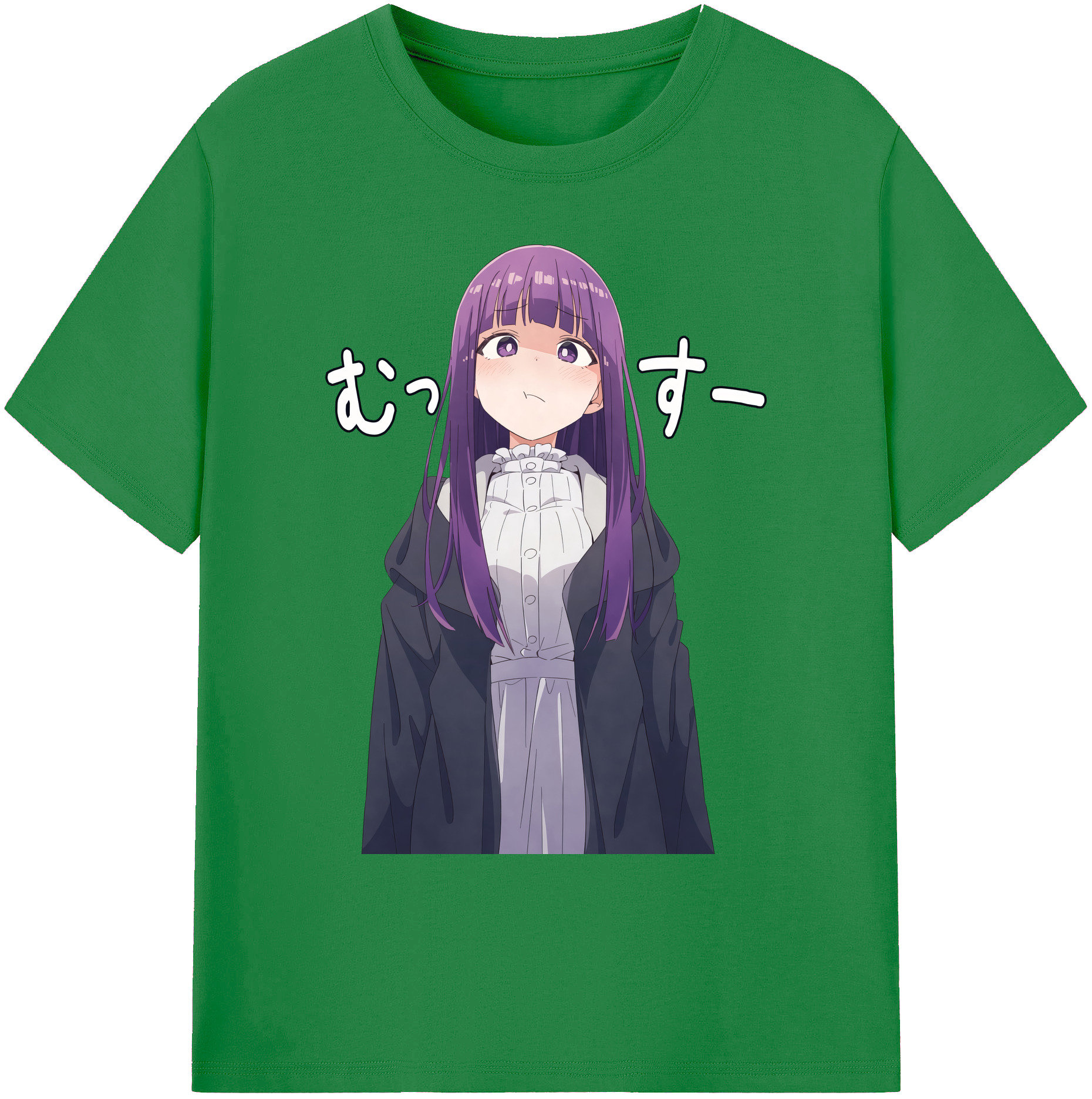（画像用） 葬送のフリーレン Frieren 綿100％ メンズ半袖Tシャツ｜肌触りやわらか＆通気性