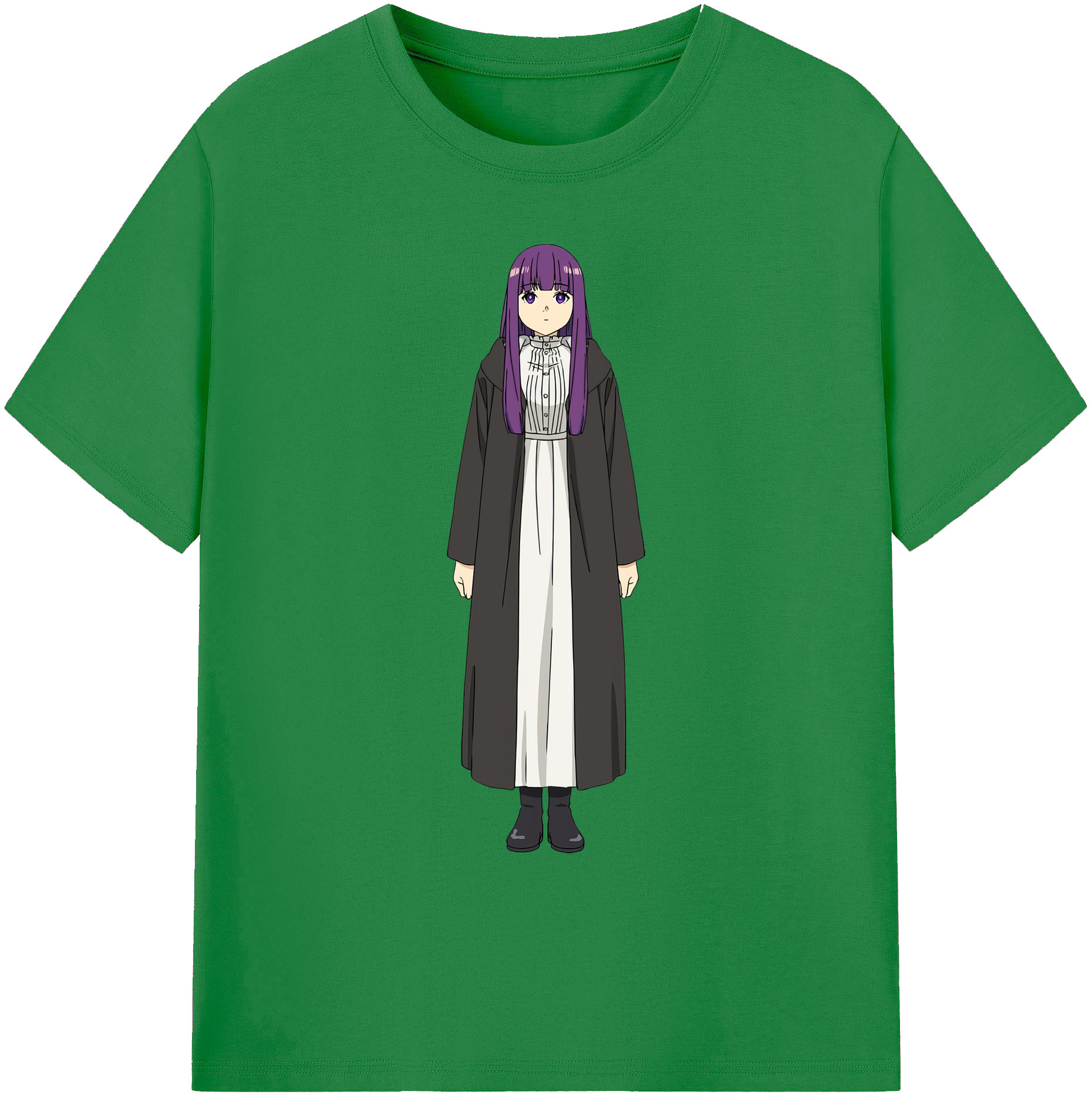 （画像用） 葬送のフリーレン Frieren 綿100％ メンズ半袖Tシャツ｜肌触りやわらか＆通気性