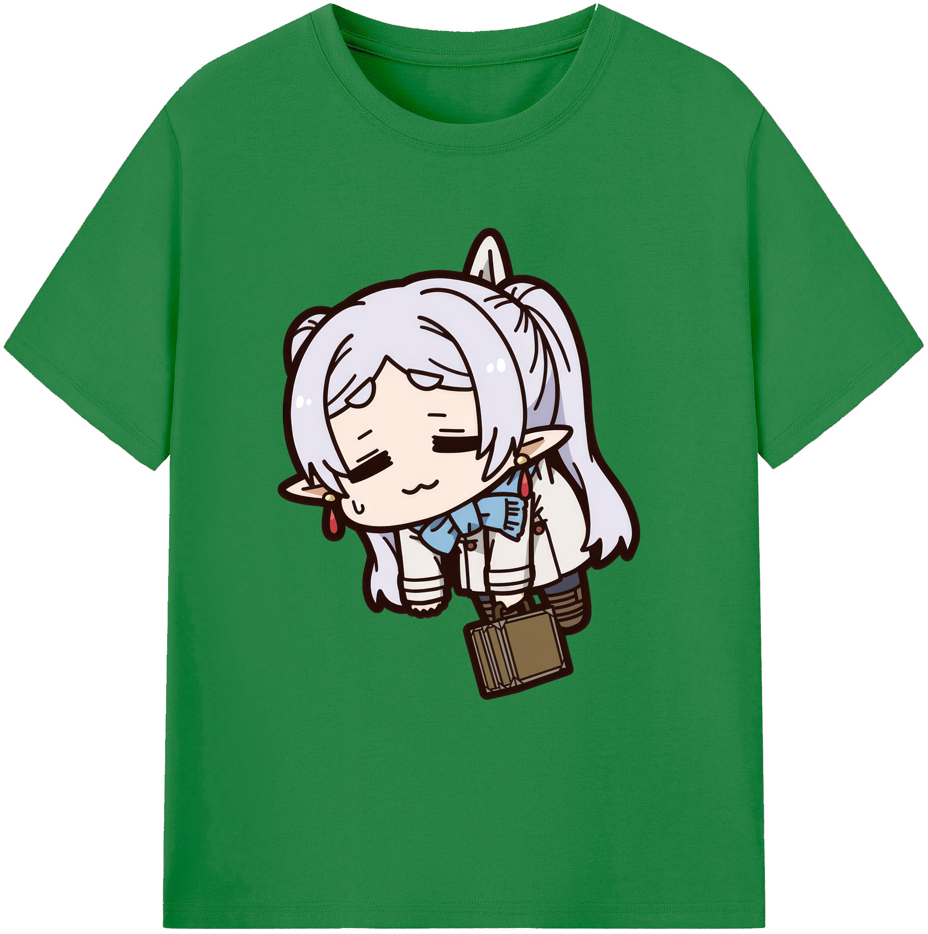 （画像用） 葬送のフリーレン Frieren 綿100％ メンズ半袖Tシャツ｜肌触りやわらか＆通気性