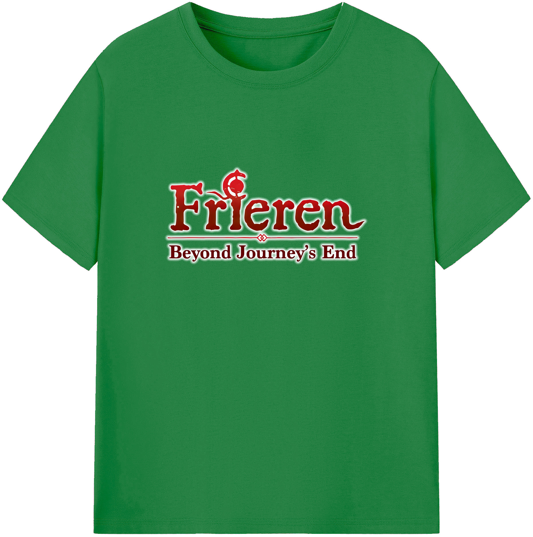 （画像用） 葬送のフリーレン Frieren 綿100％ メンズ半袖Tシャツ｜肌触りやわらか＆通気性