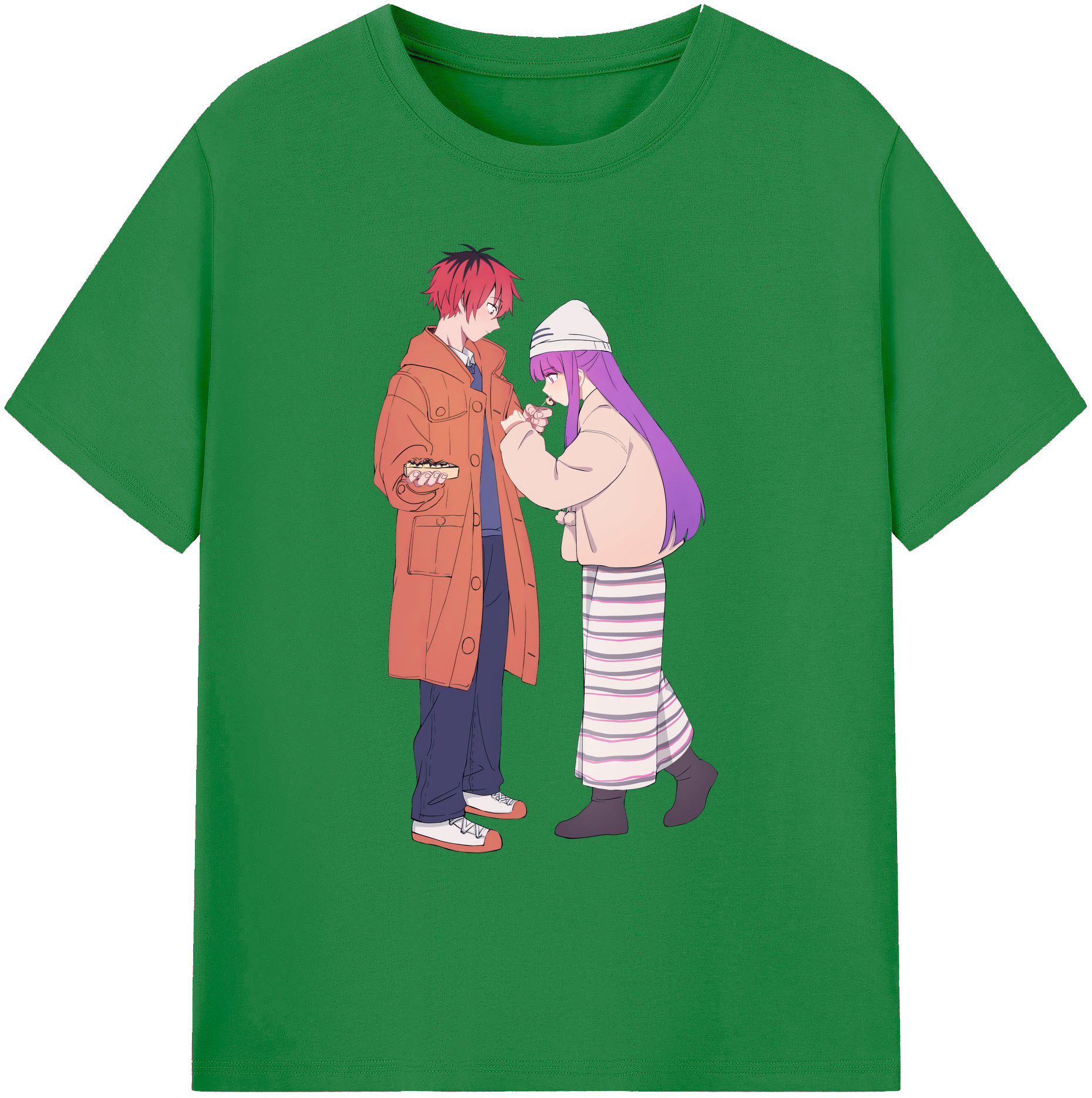 （画像用） 葬送のフリーレン Frieren 綿100％ メンズ半袖Tシャツ｜肌触りやわらか＆通気性