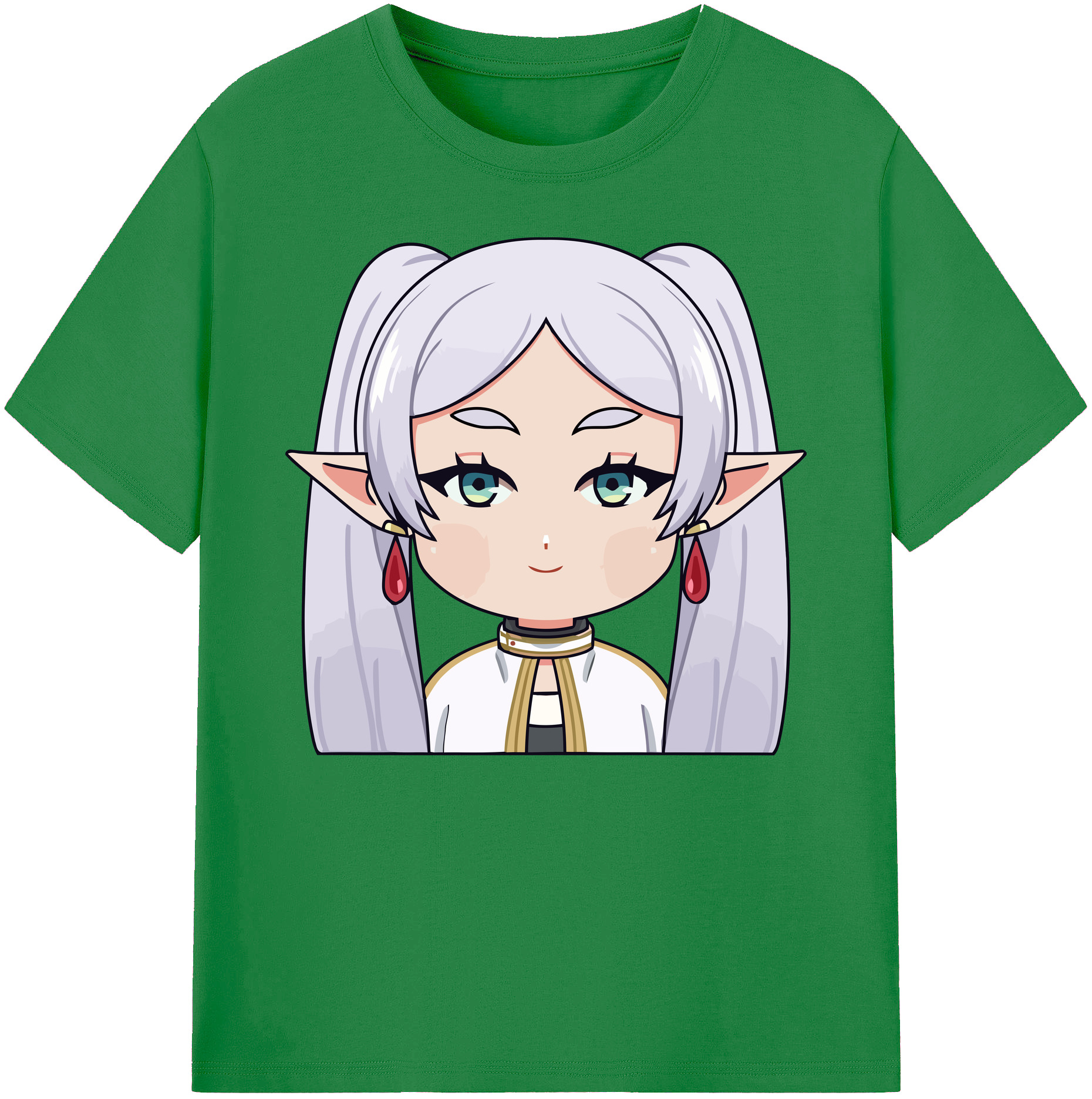 （画像用） 葬送のフリーレン Frieren 綿100％ メンズ半袖Tシャツ｜肌触りやわらか＆通気性
