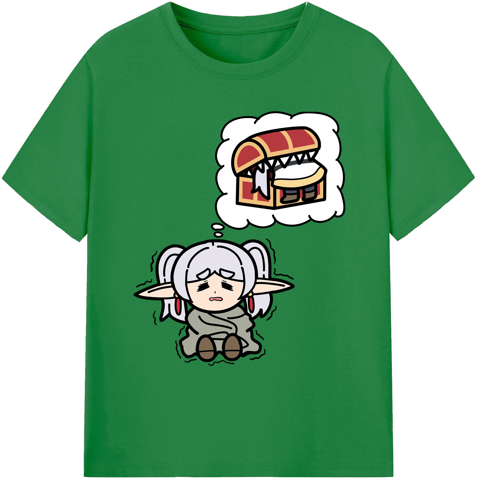 （画像用） 葬送のフリーレン Frieren 綿100％ メンズ半袖Tシャツ｜肌触りやわらか＆通気性