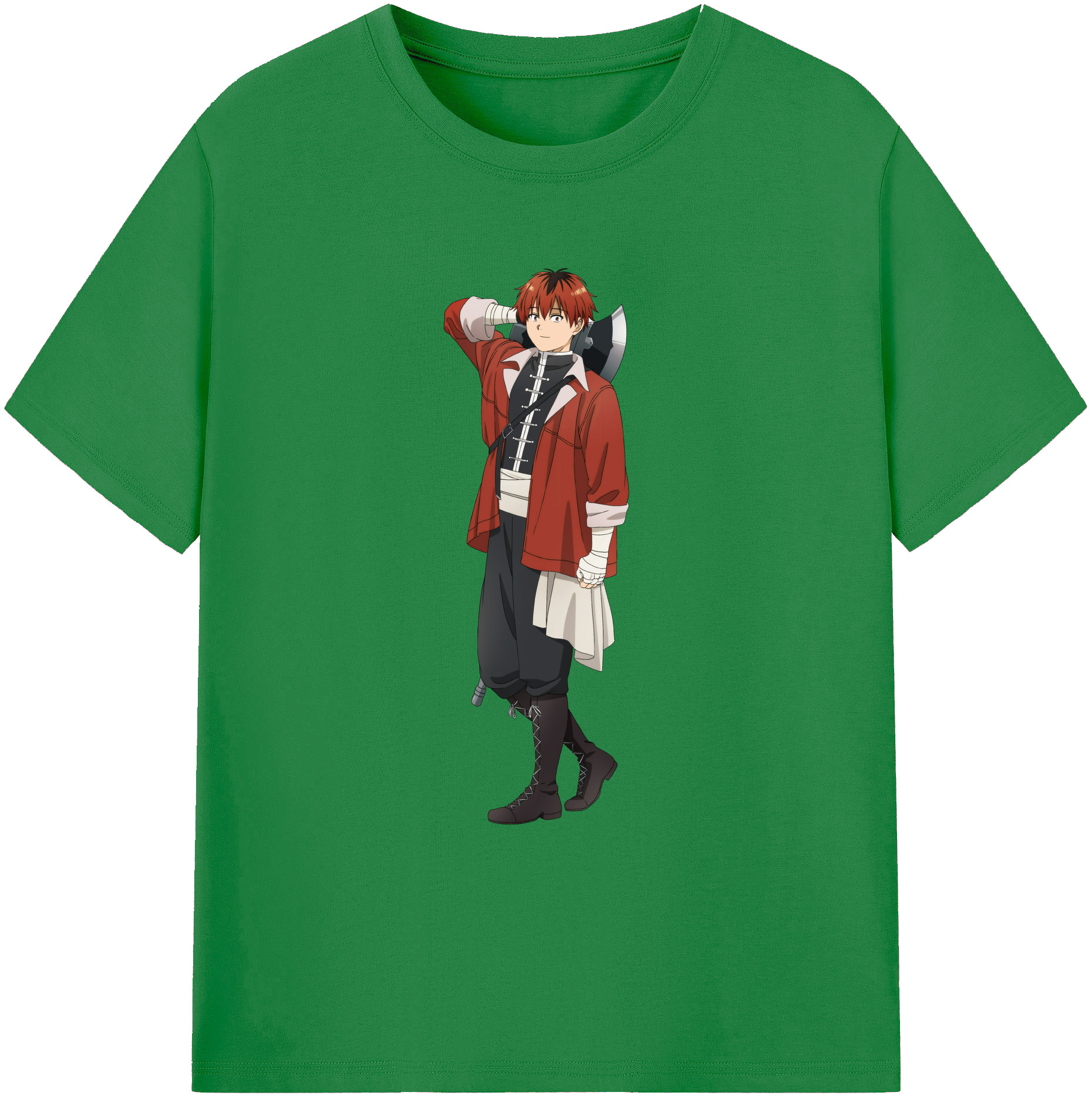 （画像用） 葬送のフリーレン Frieren 綿100％ メンズ半袖Tシャツ｜肌触りやわらか＆通気性