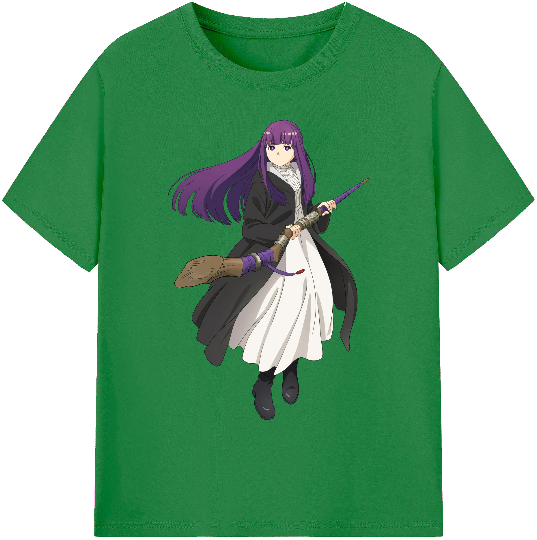 （画像用） 葬送のフリーレン Frieren 綿100％ メンズ半袖Tシャツ｜肌触りやわらか＆通気性