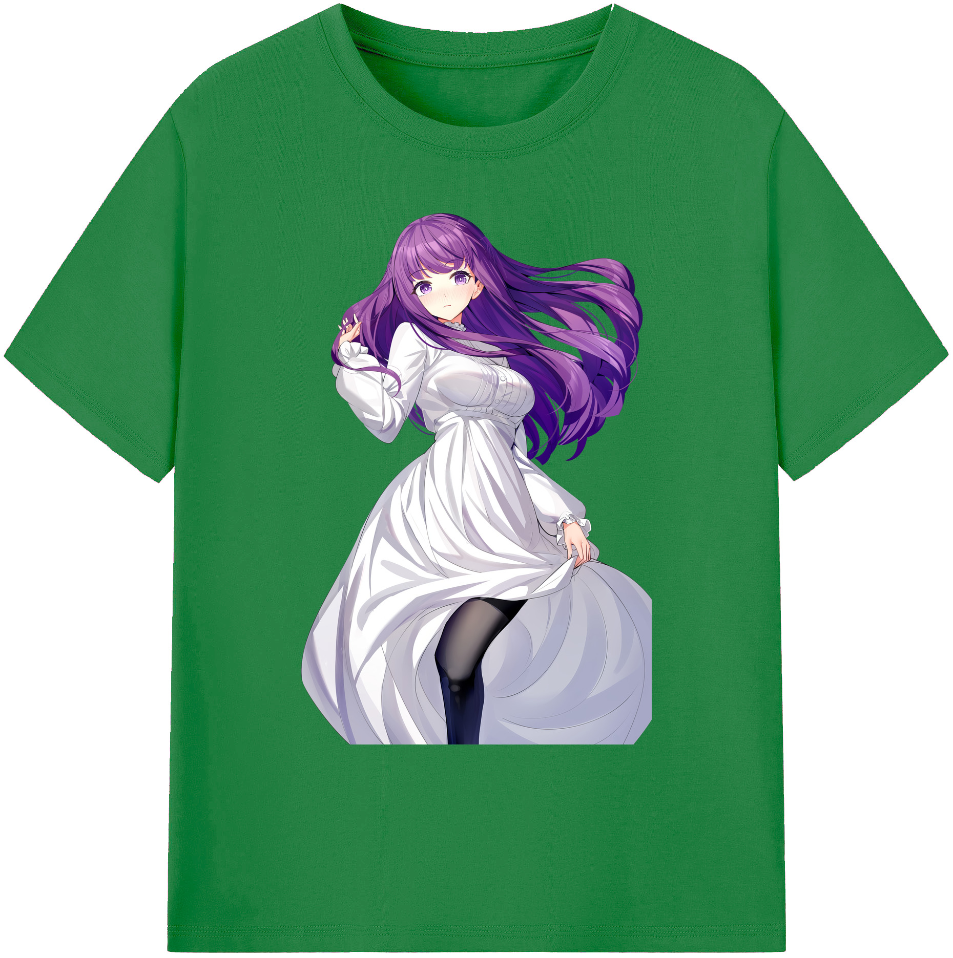 （画像用） 葬送のフリーレン Frieren 綿100％ メンズ半袖Tシャツ｜肌触りやわらか＆通気性