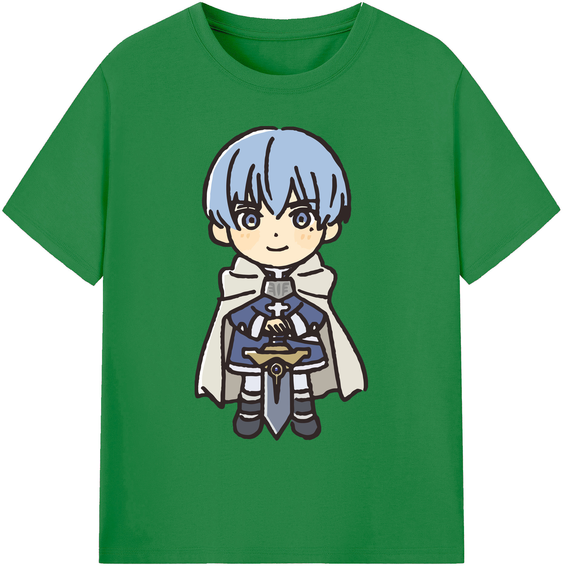 （画像用） 葬送のフリーレン Frieren 綿100％ メンズ半袖Tシャツ｜肌触りやわらか＆通気性
