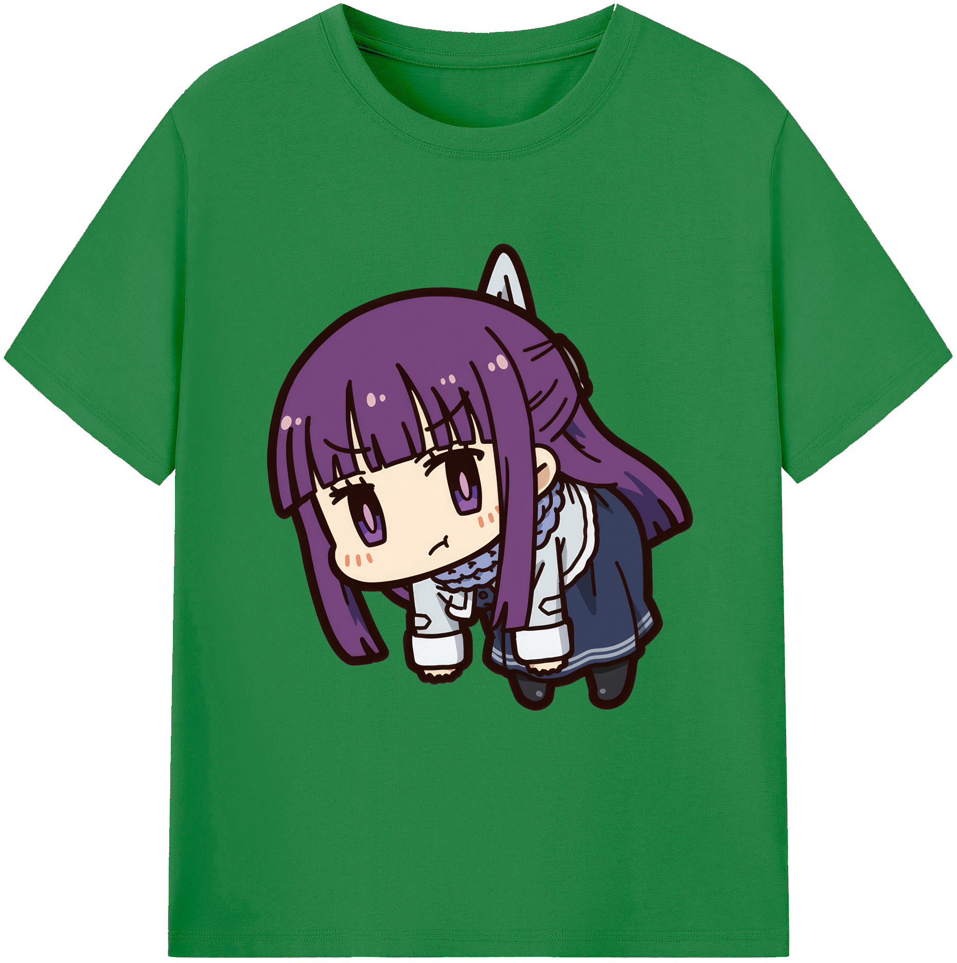 （画像用） 葬送のフリーレン Frieren 綿100％ メンズ半袖Tシャツ｜肌触りやわらか＆通気性