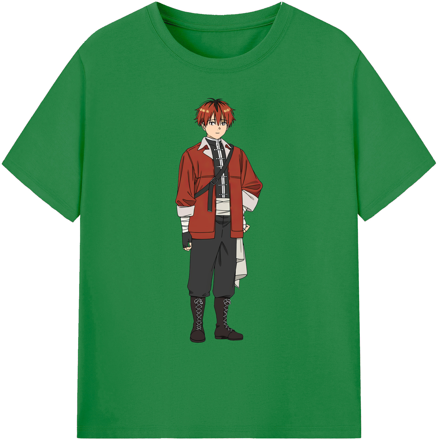 （画像用） 葬送のフリーレン Frieren 綿100％ メンズ半袖Tシャツ｜肌触りやわらか＆通気性
