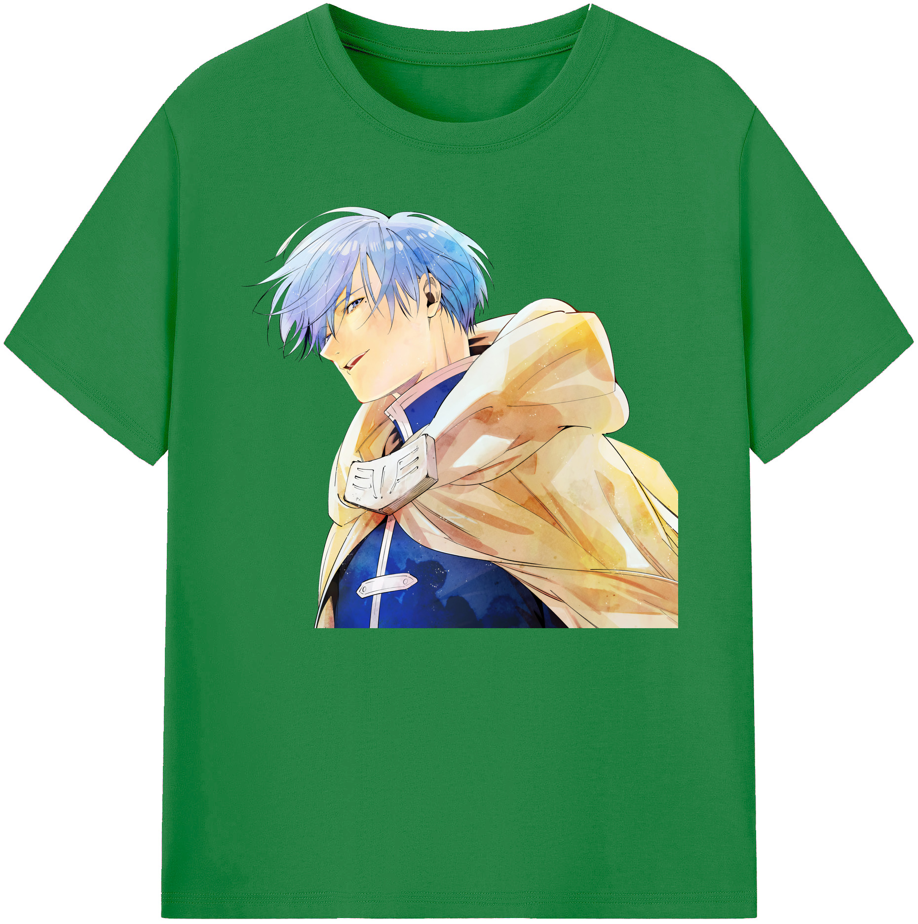 （画像用） 葬送のフリーレン Frieren 綿100％ メンズ半袖Tシャツ｜肌触りやわらか＆通気性