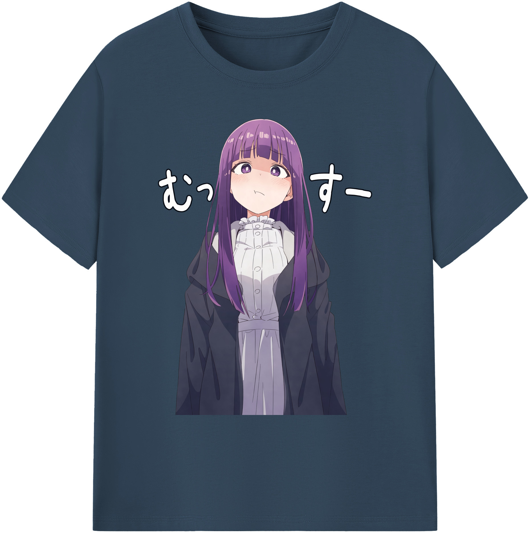 （画像用） 葬送のフリーレン Frieren 綿100％ メンズ半袖Tシャツ｜肌触りやわらか＆通気性
