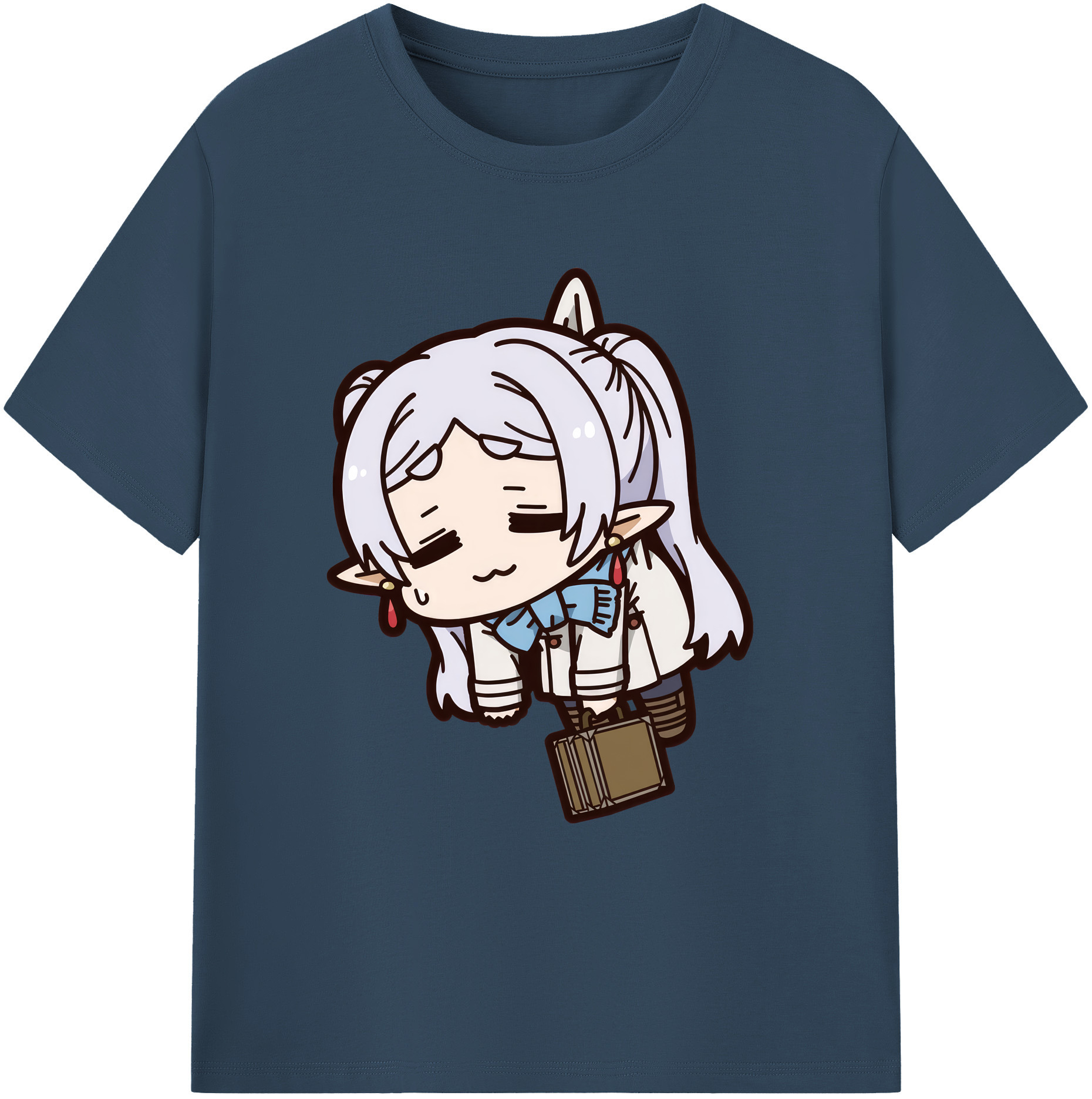（画像用） 葬送のフリーレン Frieren 綿100％ メンズ半袖Tシャツ｜肌触りやわらか＆通気性