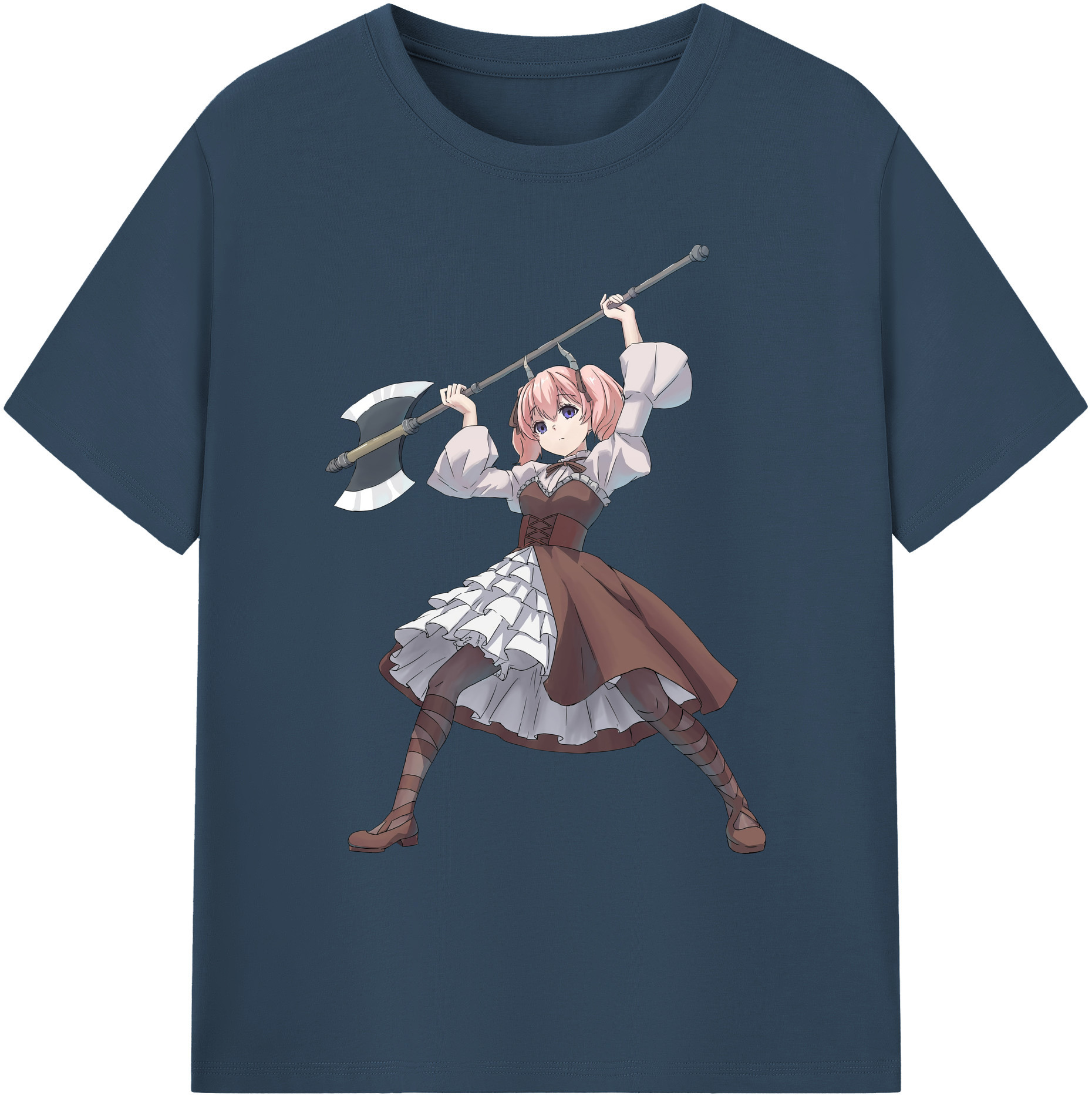 （画像用） 葬送のフリーレン Frieren 綿100％ メンズ半袖Tシャツ｜肌触りやわらか＆通気性