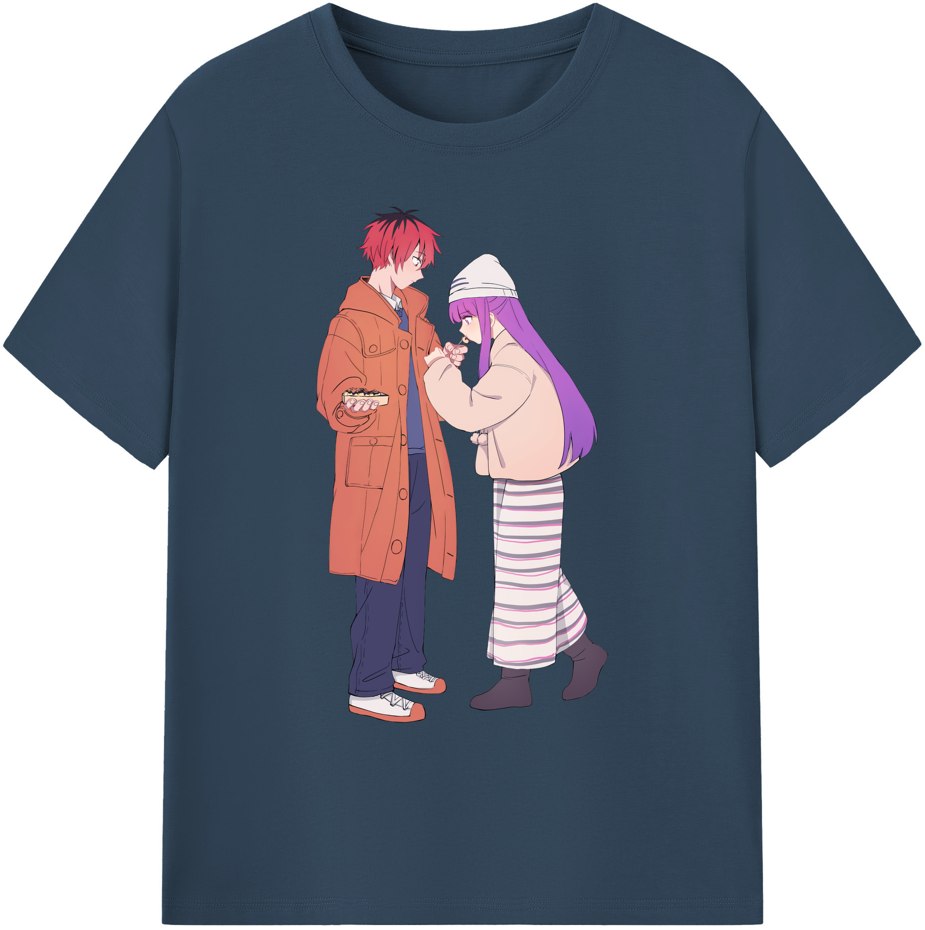 （画像用） 葬送のフリーレン Frieren 綿100％ メンズ半袖Tシャツ｜肌触りやわらか＆通気性