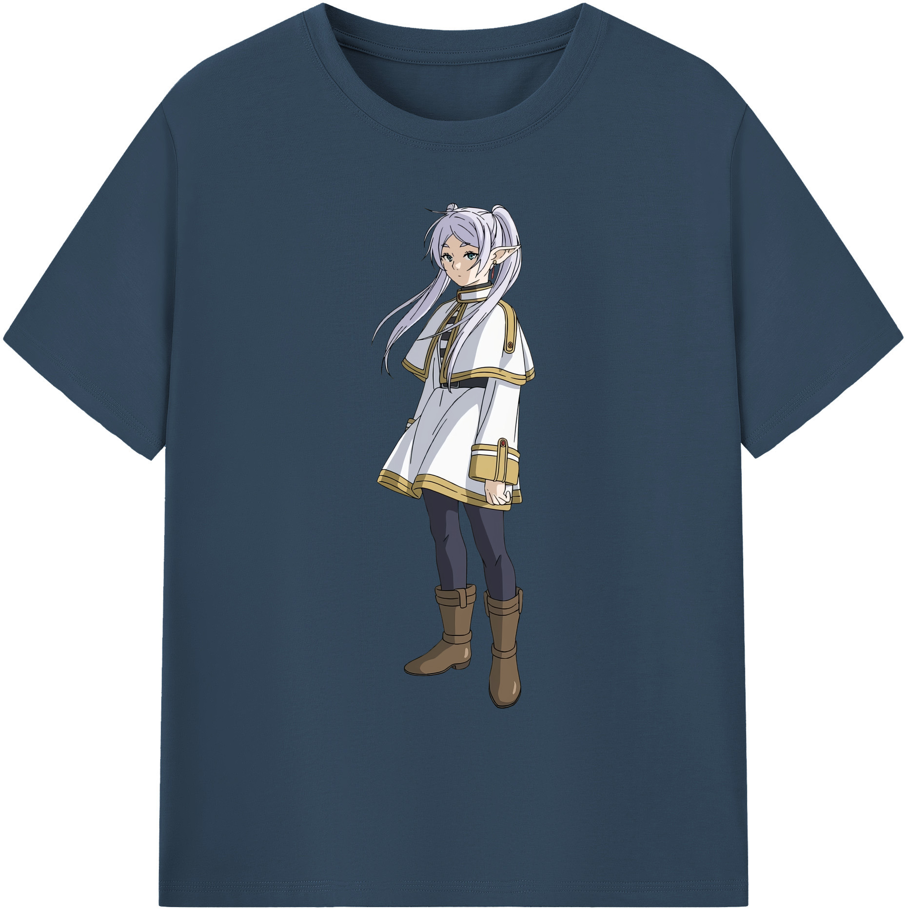 （画像用） 葬送のフリーレン Frieren 綿100％ メンズ半袖Tシャツ｜肌触りやわらか＆通気性