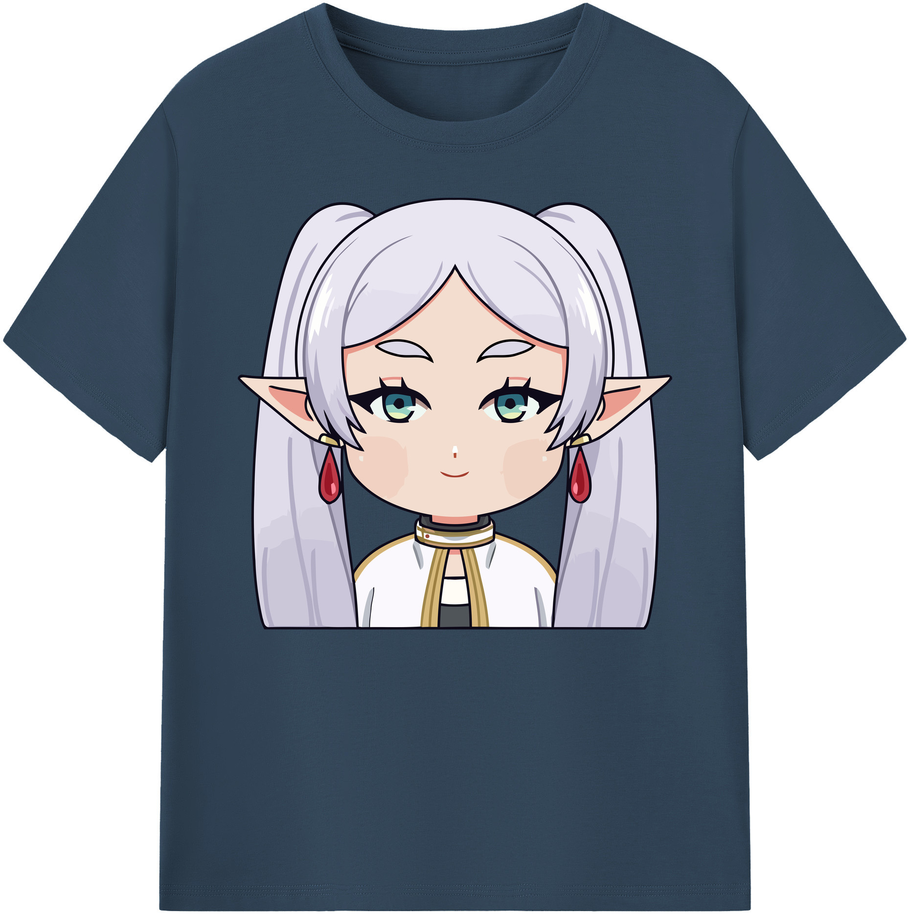 （画像用） 葬送のフリーレン Frieren 綿100％ メンズ半袖Tシャツ｜肌触りやわらか＆通気性