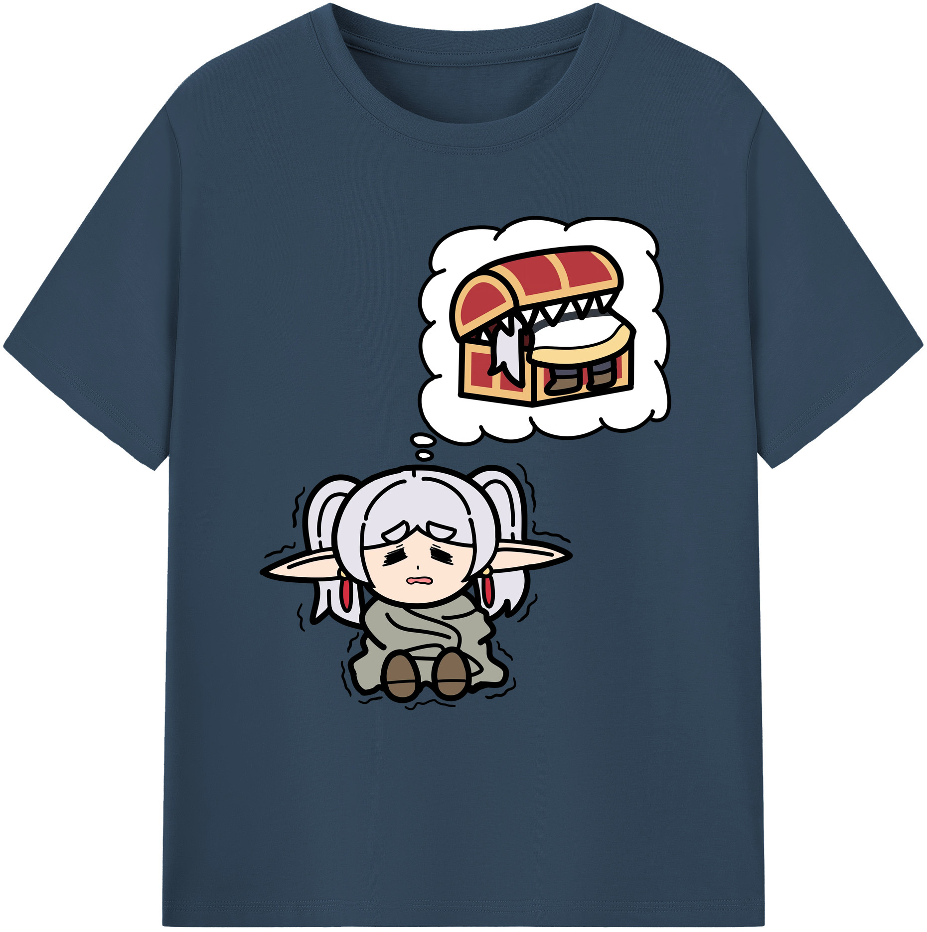 （画像用） 葬送のフリーレン Frieren 綿100％ メンズ半袖Tシャツ｜肌触りやわらか＆通気性