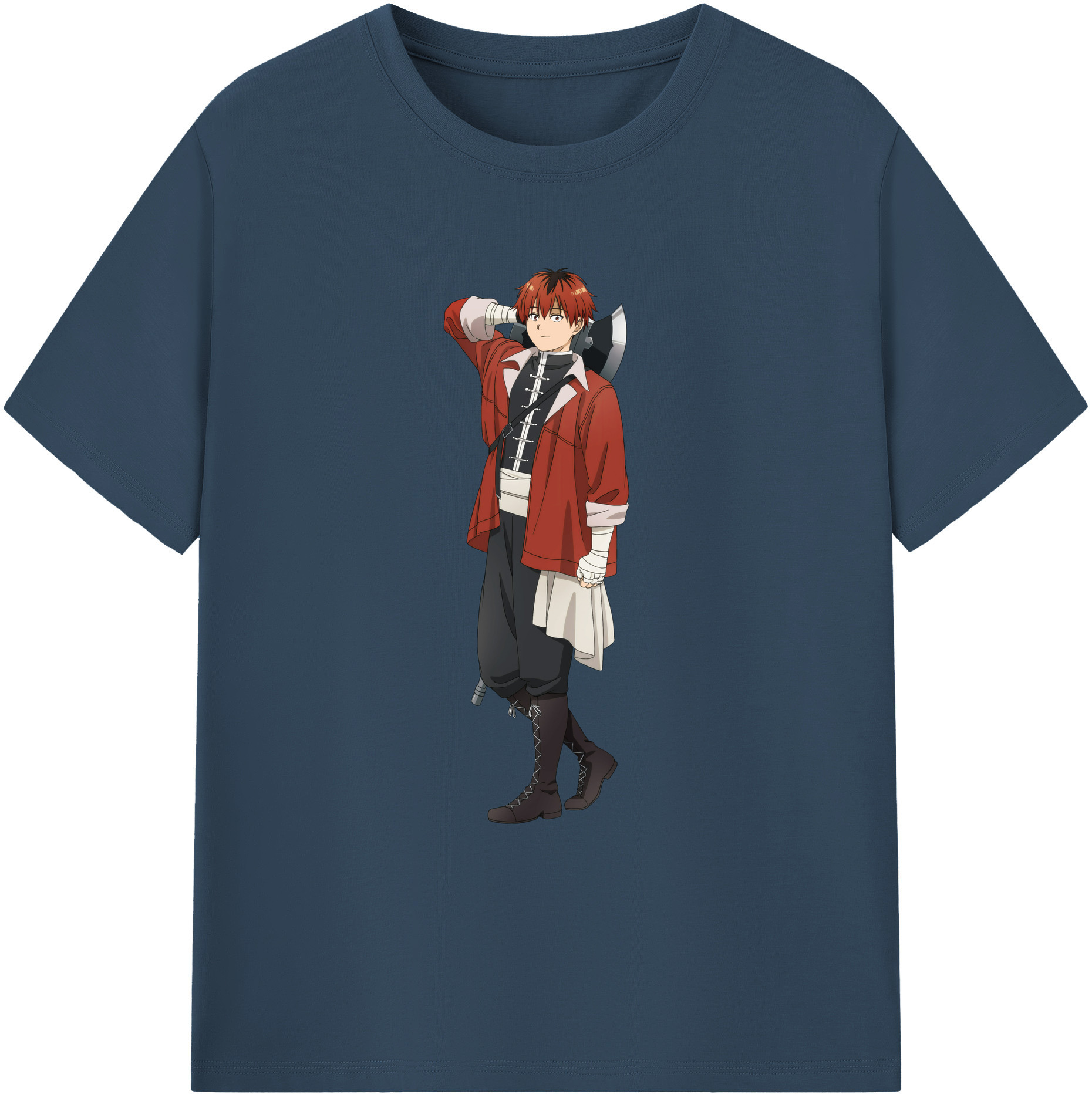 （画像用） 葬送のフリーレン Frieren 綿100％ メンズ半袖Tシャツ｜肌触りやわらか＆通気性