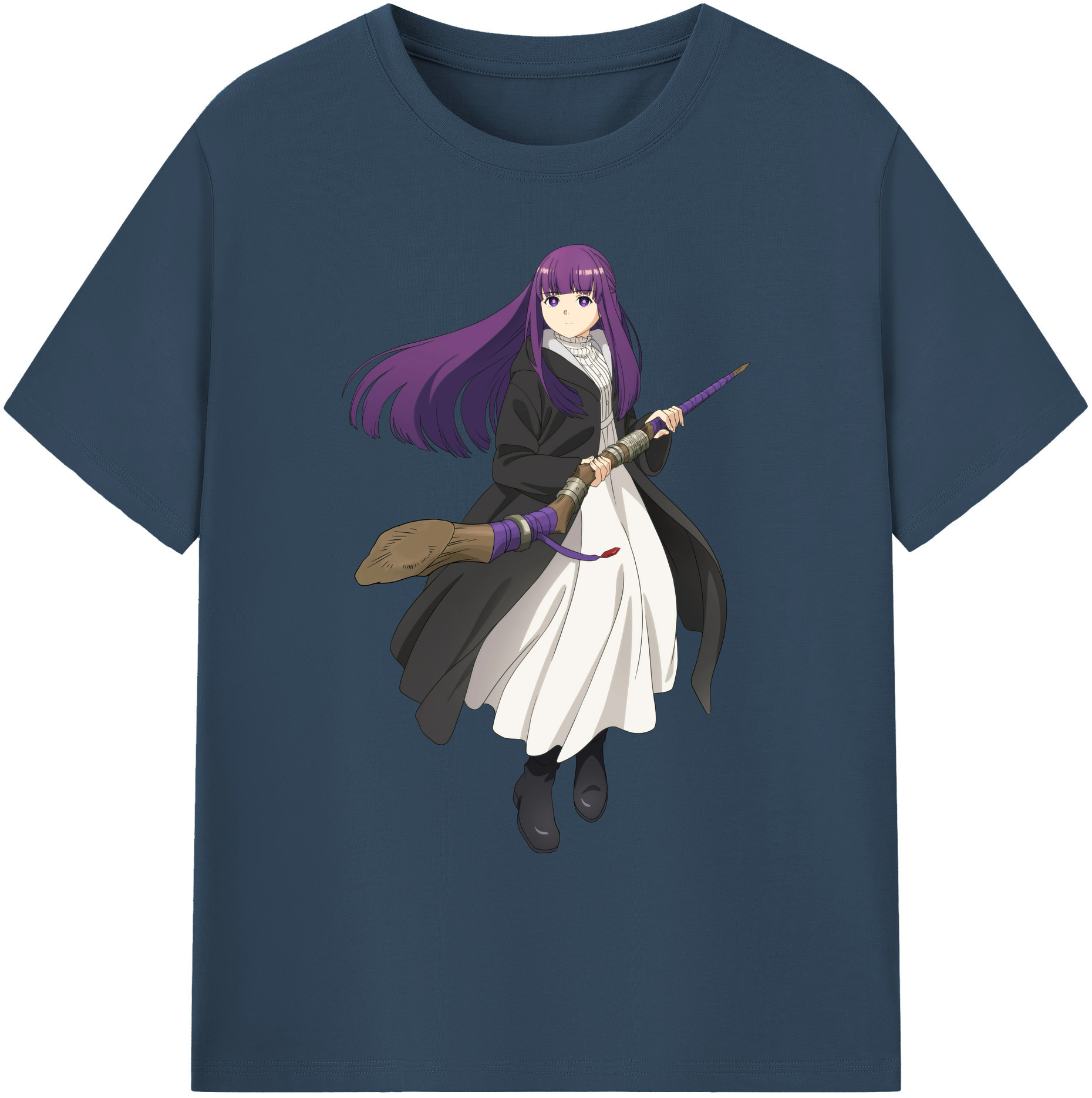 （画像用） 葬送のフリーレン Frieren 綿100％ メンズ半袖Tシャツ｜肌触りやわらか＆通気性