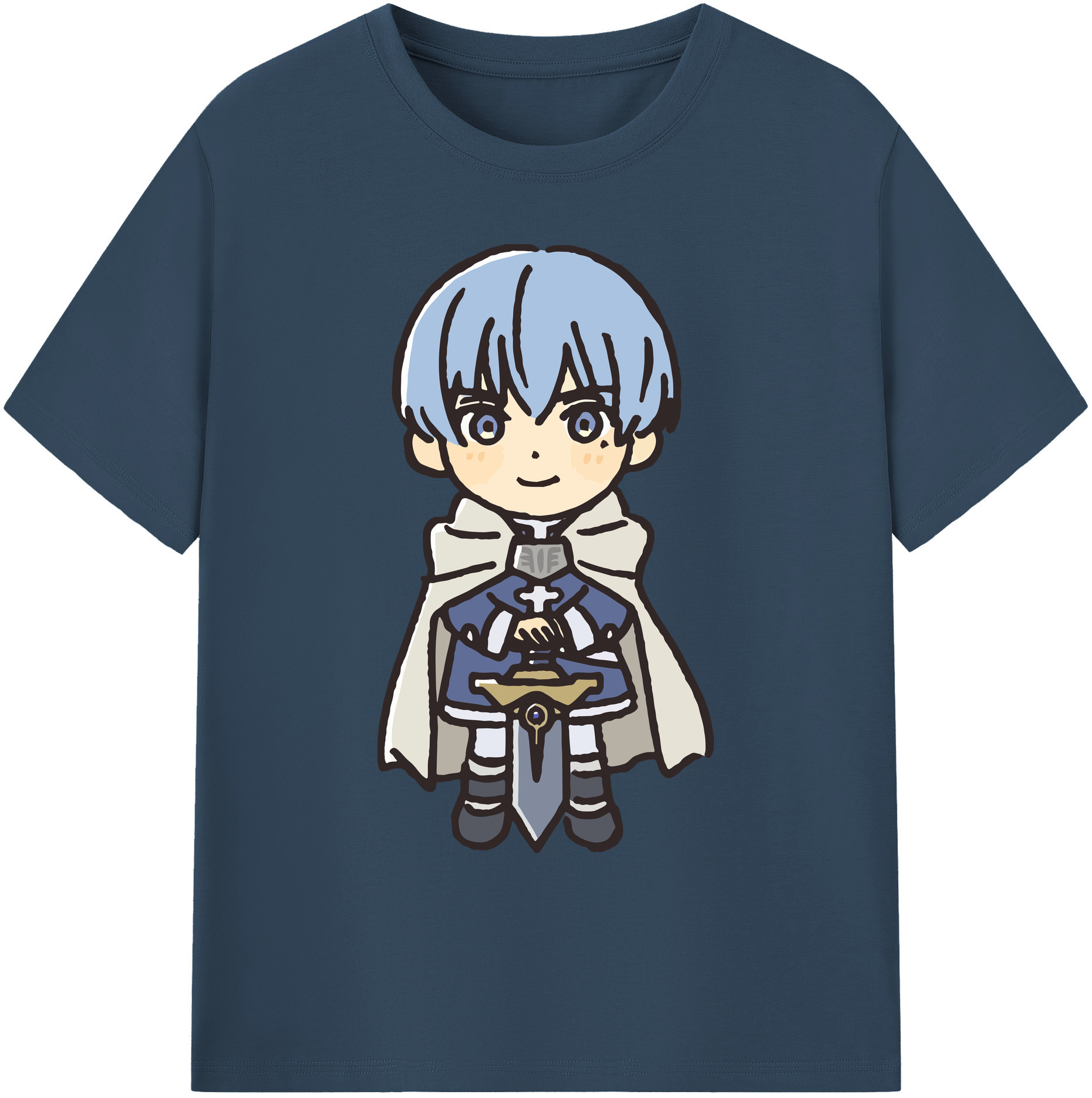 （画像用） 葬送のフリーレン Frieren 綿100％ メンズ半袖Tシャツ｜肌触りやわらか＆通気性