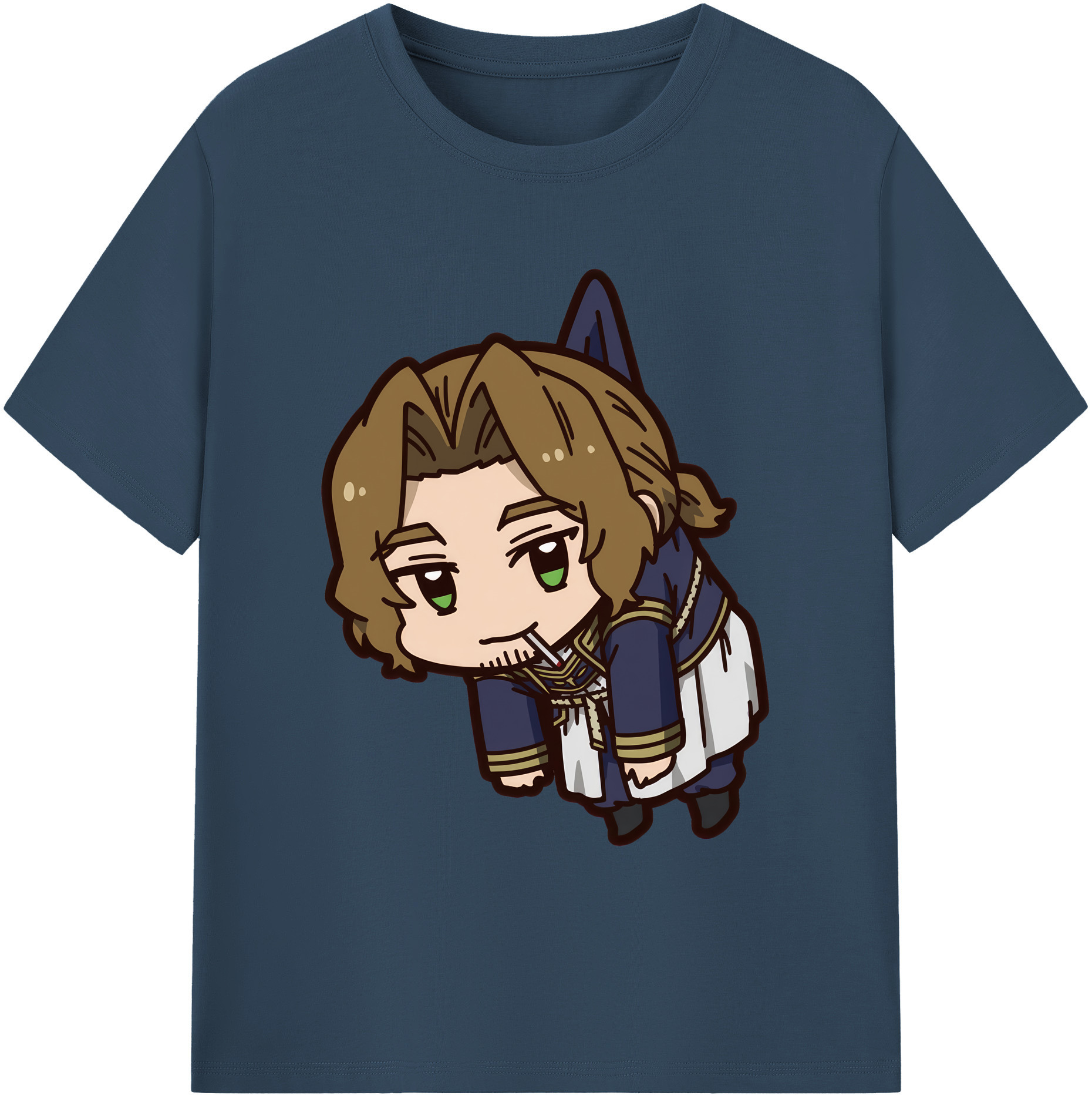 （画像用） 葬送のフリーレン Frieren 綿100％ メンズ半袖Tシャツ｜肌触りやわらか＆通気性