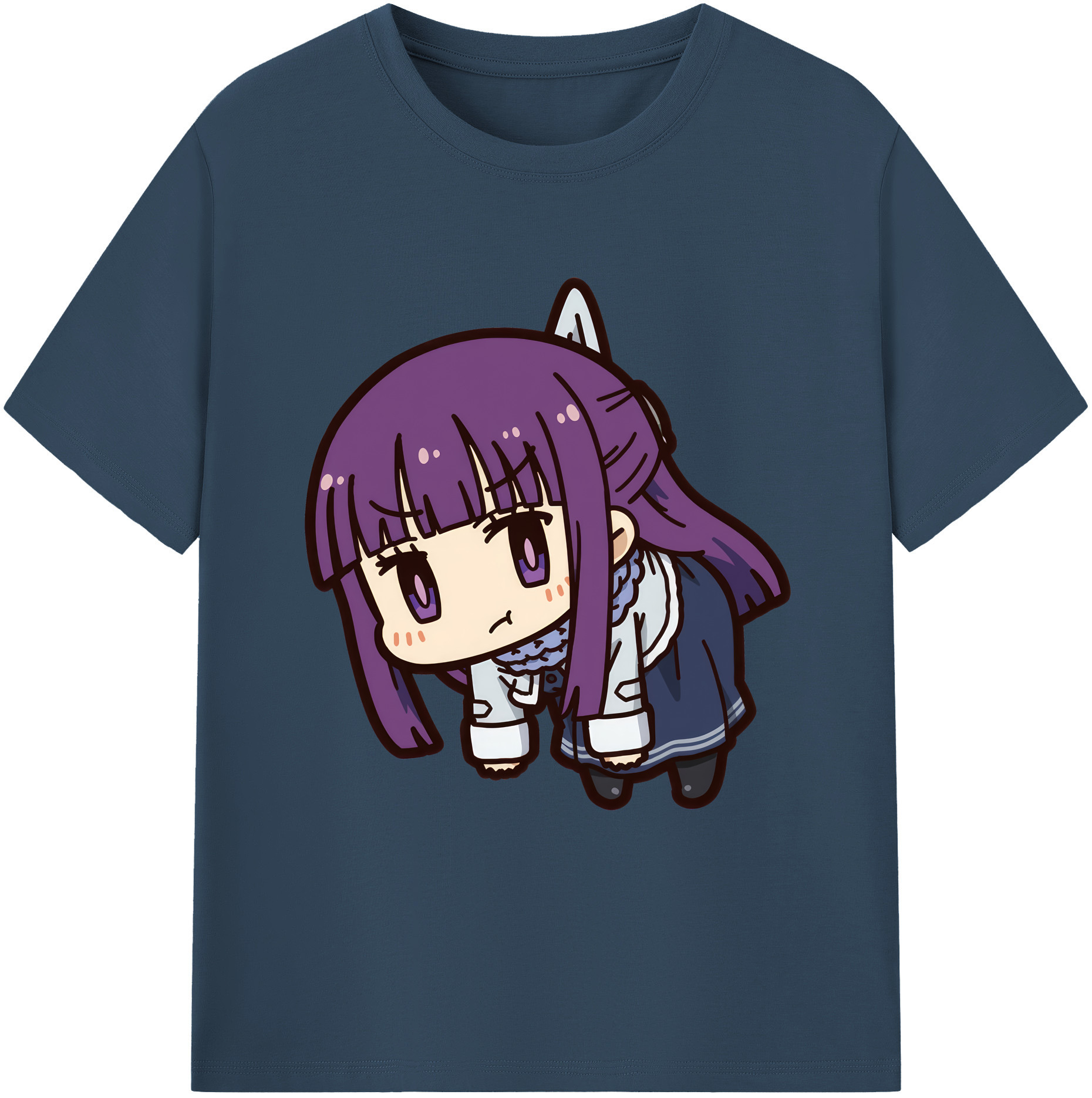 （画像用） 葬送のフリーレン Frieren 綿100％ メンズ半袖Tシャツ｜肌触りやわらか＆通気性