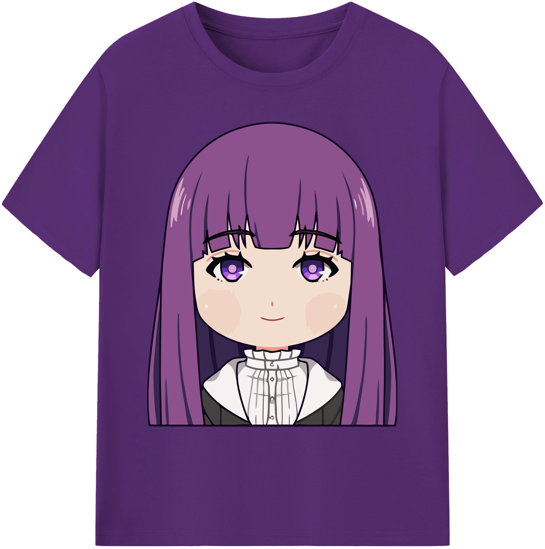 （画像用） 葬送のフリーレン Frieren 綿100％ メンズ半袖Tシャツ｜肌触りやわらか＆通気性
