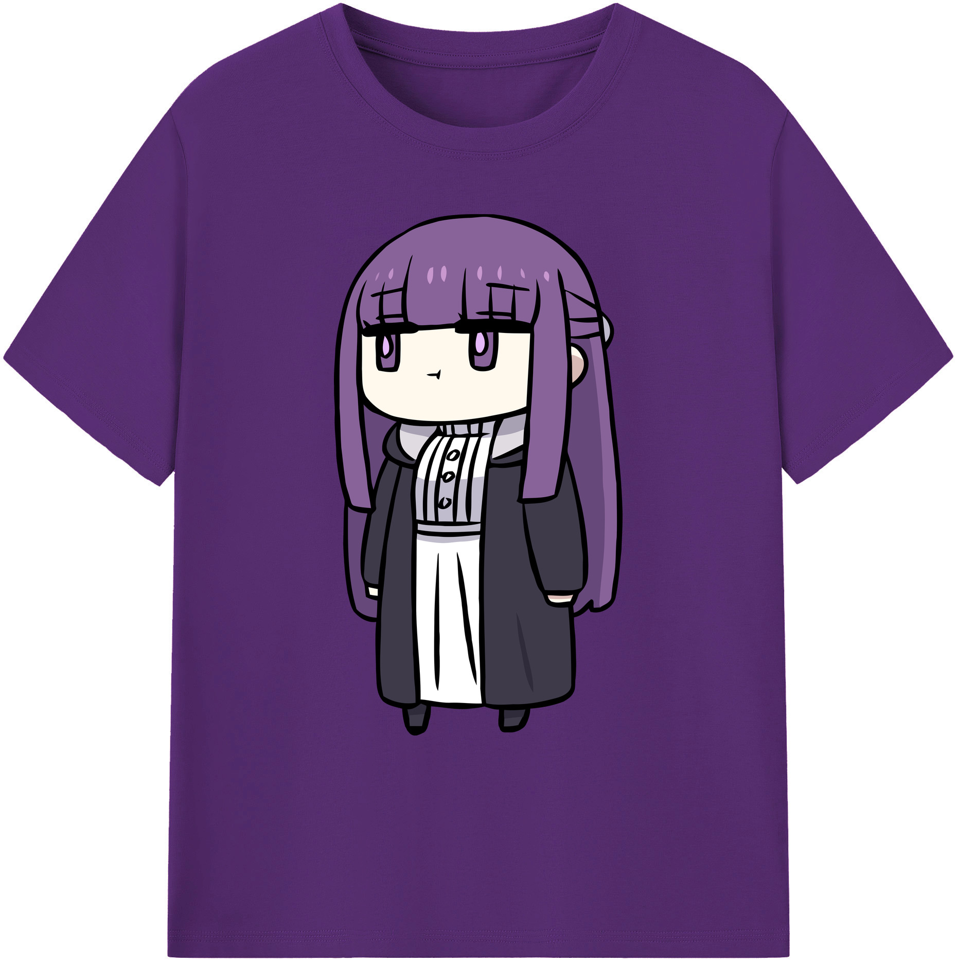 （画像用） 葬送のフリーレン Frieren 綿100％ メンズ半袖Tシャツ｜肌触りやわらか＆通気性