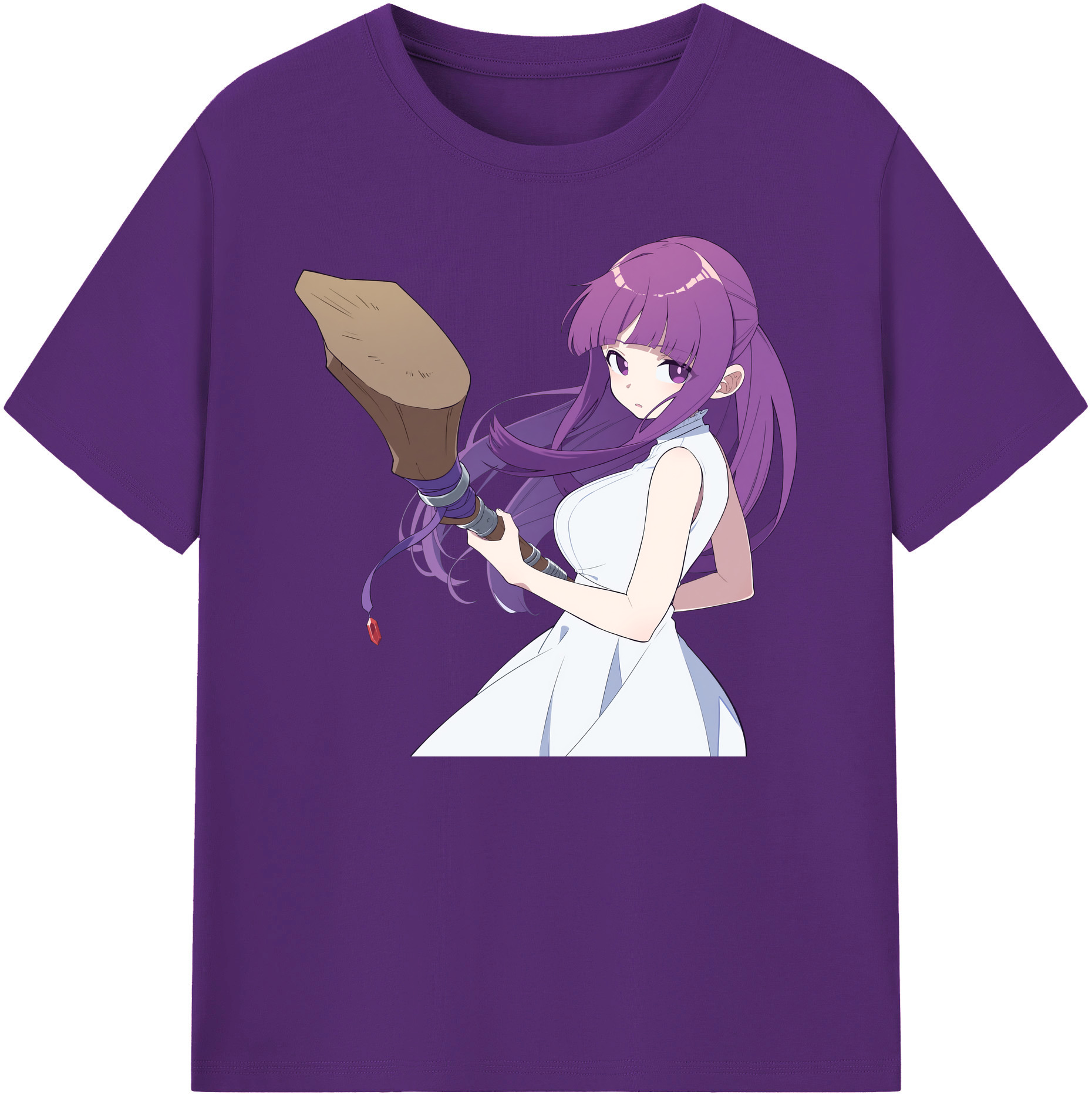 （画像用） 葬送のフリーレン Frieren 綿100％ メンズ半袖Tシャツ｜肌触りやわらか＆通気性