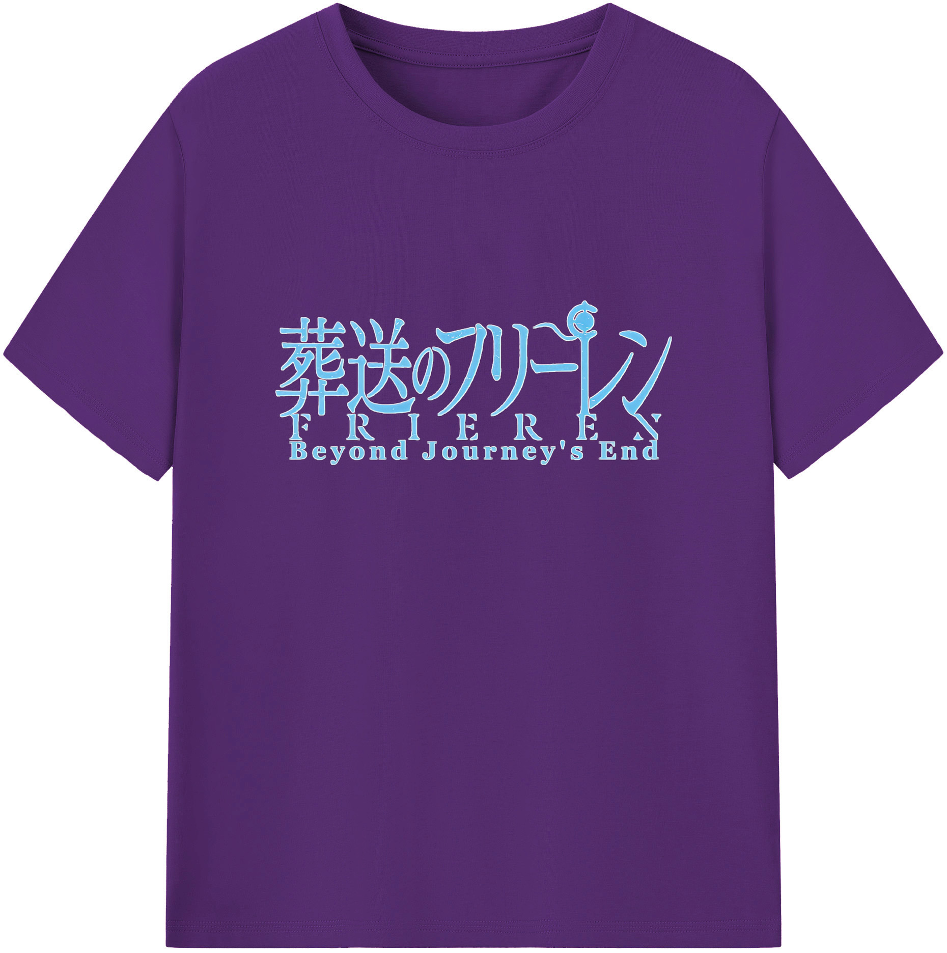（画像用） 葬送のフリーレン Frieren 綿100％ メンズ半袖Tシャツ｜肌触りやわらか＆通気性