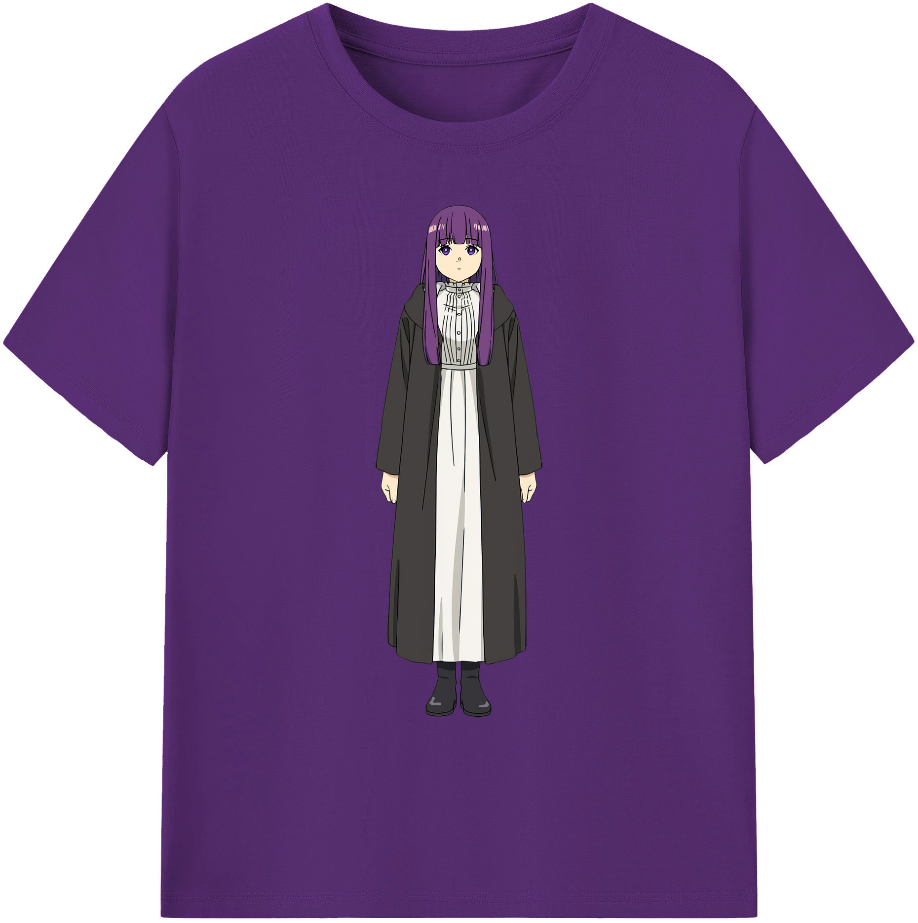 （画像用） 葬送のフリーレン Frieren 綿100％ メンズ半袖Tシャツ｜肌触りやわらか＆通気性