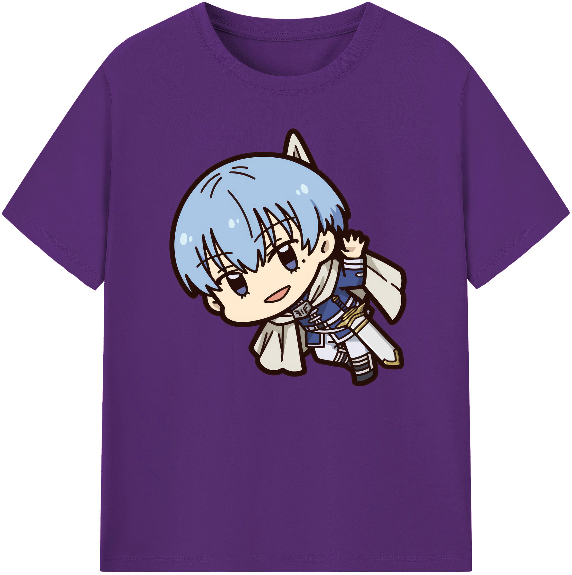 （画像用） 葬送のフリーレン Frieren 綿100％ メンズ半袖Tシャツ｜肌触りやわらか＆通気性