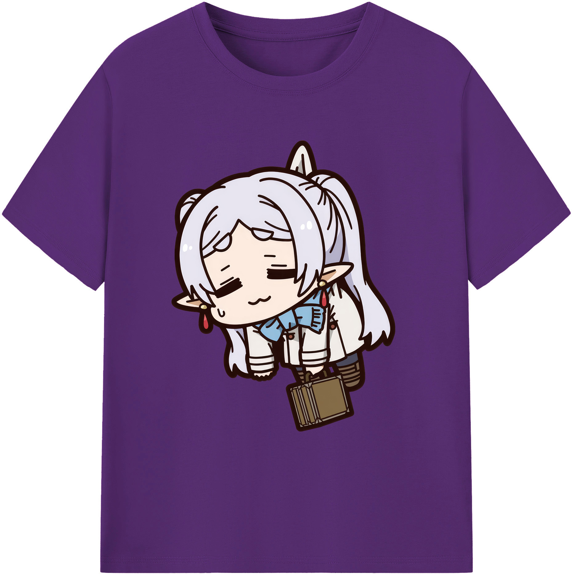 （画像用） 葬送のフリーレン Frieren 綿100％ メンズ半袖Tシャツ｜肌触りやわらか＆通気性
